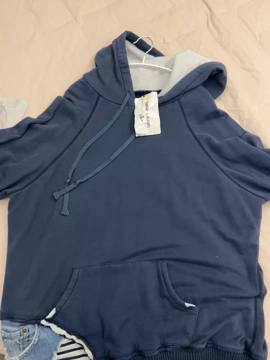 image of Greg Laurent Hoodie Size 5 in Blue, Men's