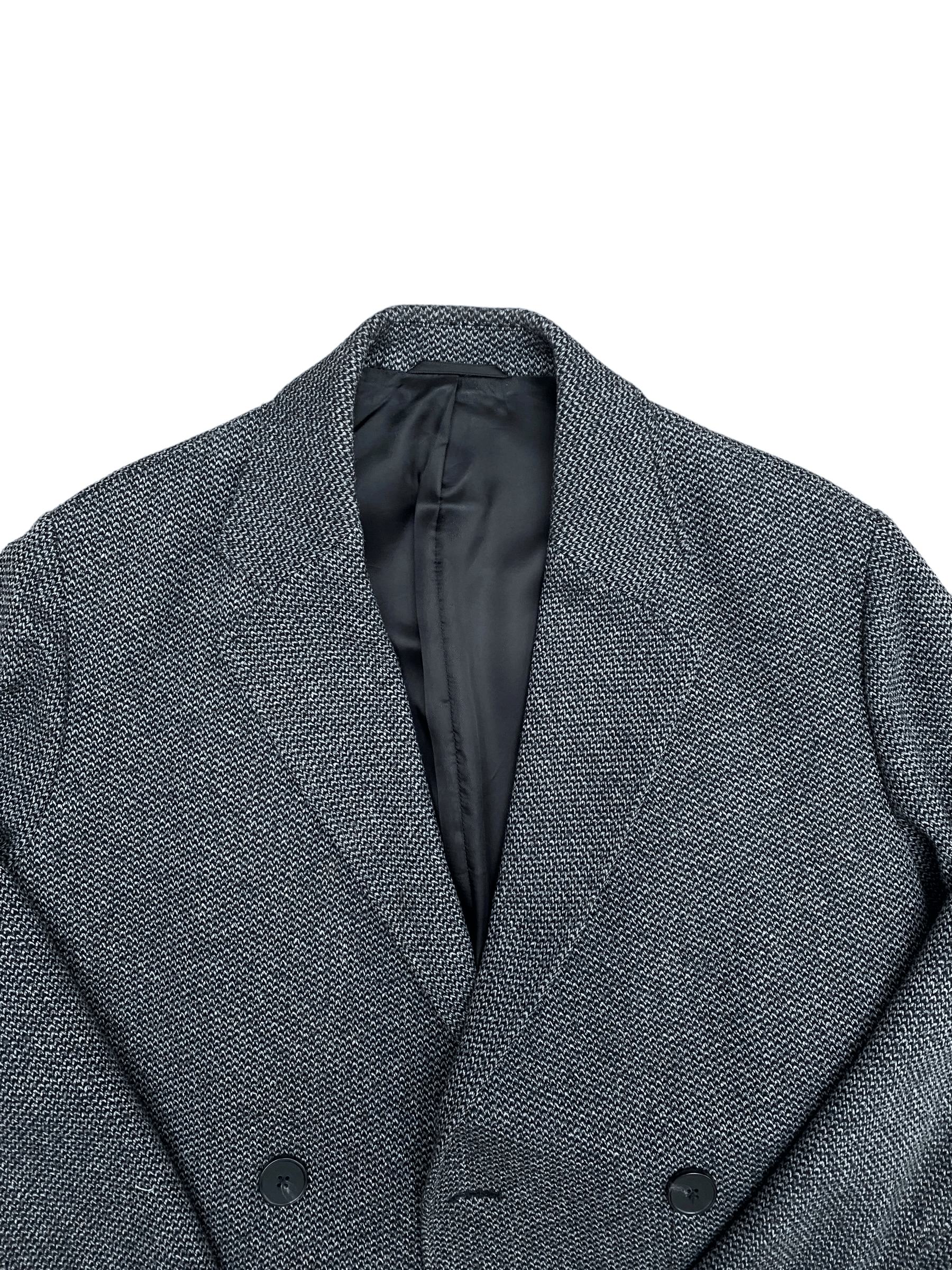 The Kooples Grey Double Breasted Wool Coat Size US S / EU 44-46 / 1 - 2 Thumbnail