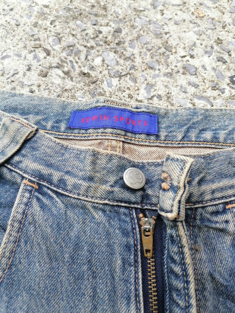 Edwin × Japanese Brand Edwin Sports Wide Thigh Denim Jeans Size US 30 / EU 46 - 2 Thumbnail
