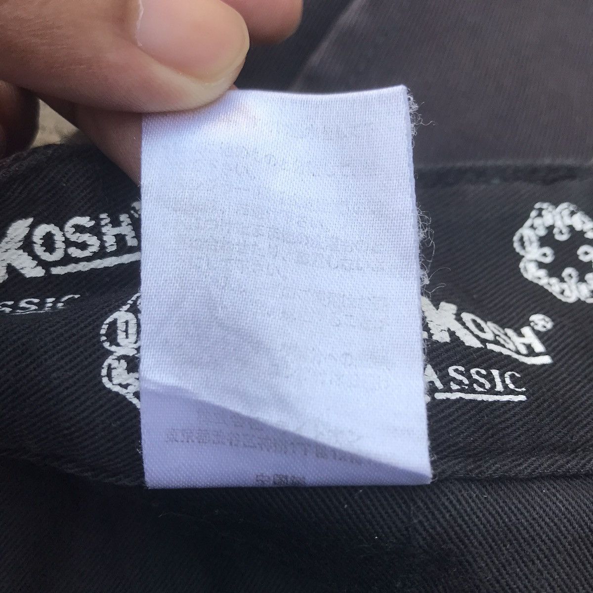 Japanese Brand Vintage OSHKOSH Classic 30x33 Trousers Black Pants Size US 30 / EU 46 - 9 Thumbnail