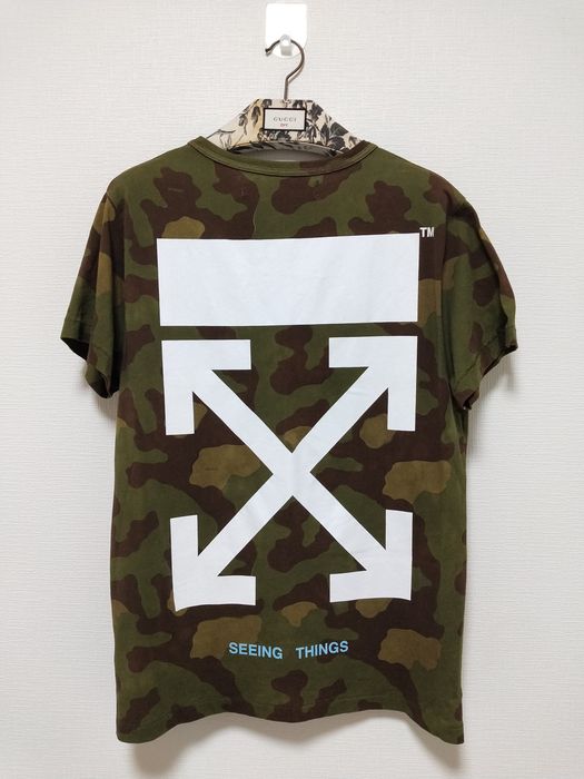 camo off white tee