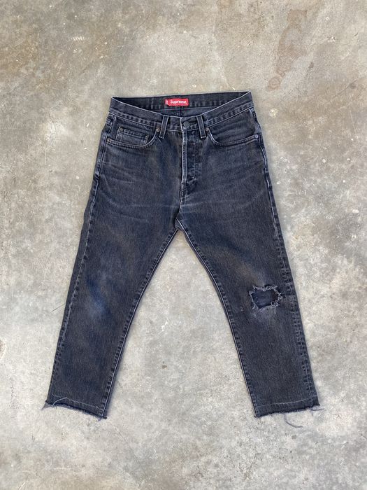 Supreme Supreme Black Denim Jeans Sz. 30   ❄️🥣 Skate Work NY