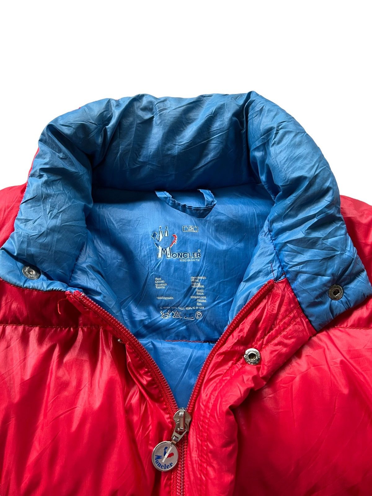 Moncler × Vintage Moncler Puffer Down Red Jacket Size US M / EU 48-50 / 2 - 3 Thumbnail