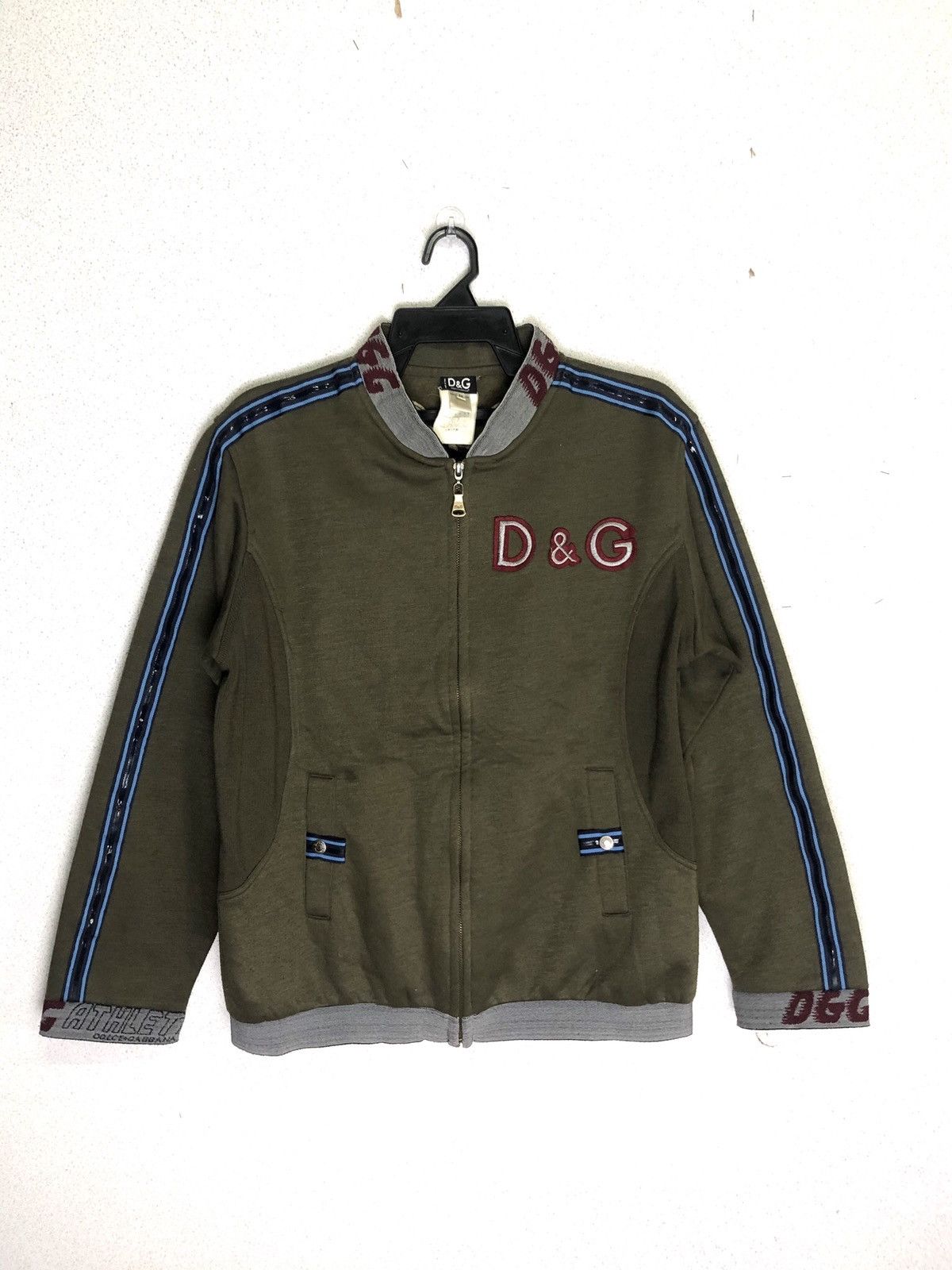 Dolce & Gabbana D&G zipper jacket with Embroidery big spellout 