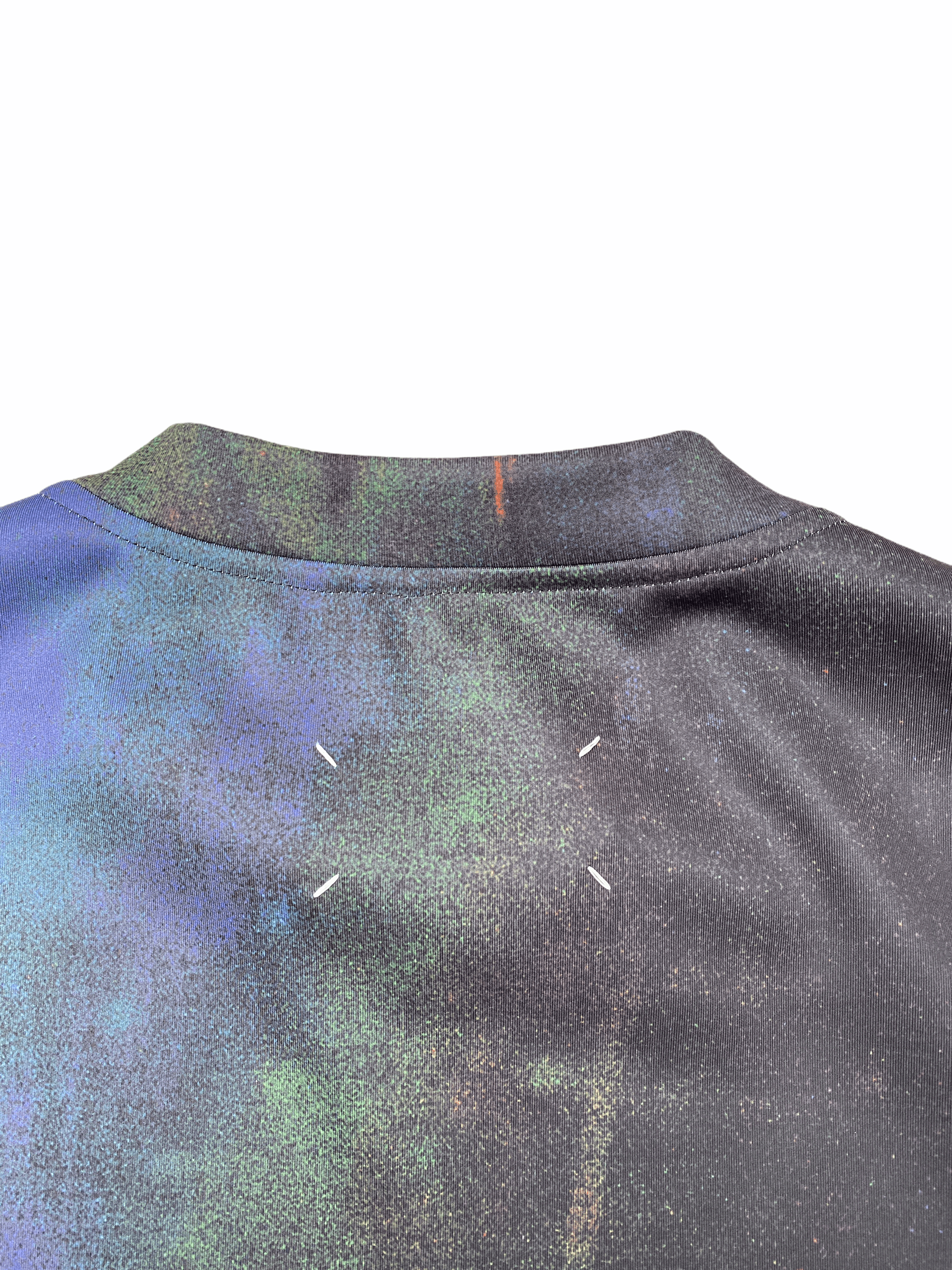 Maison Margiela S/S 2020 Oversized Galaxy Neoprene Sweater Size US M / EU 48-50 / 2 - 8 Thumbnail