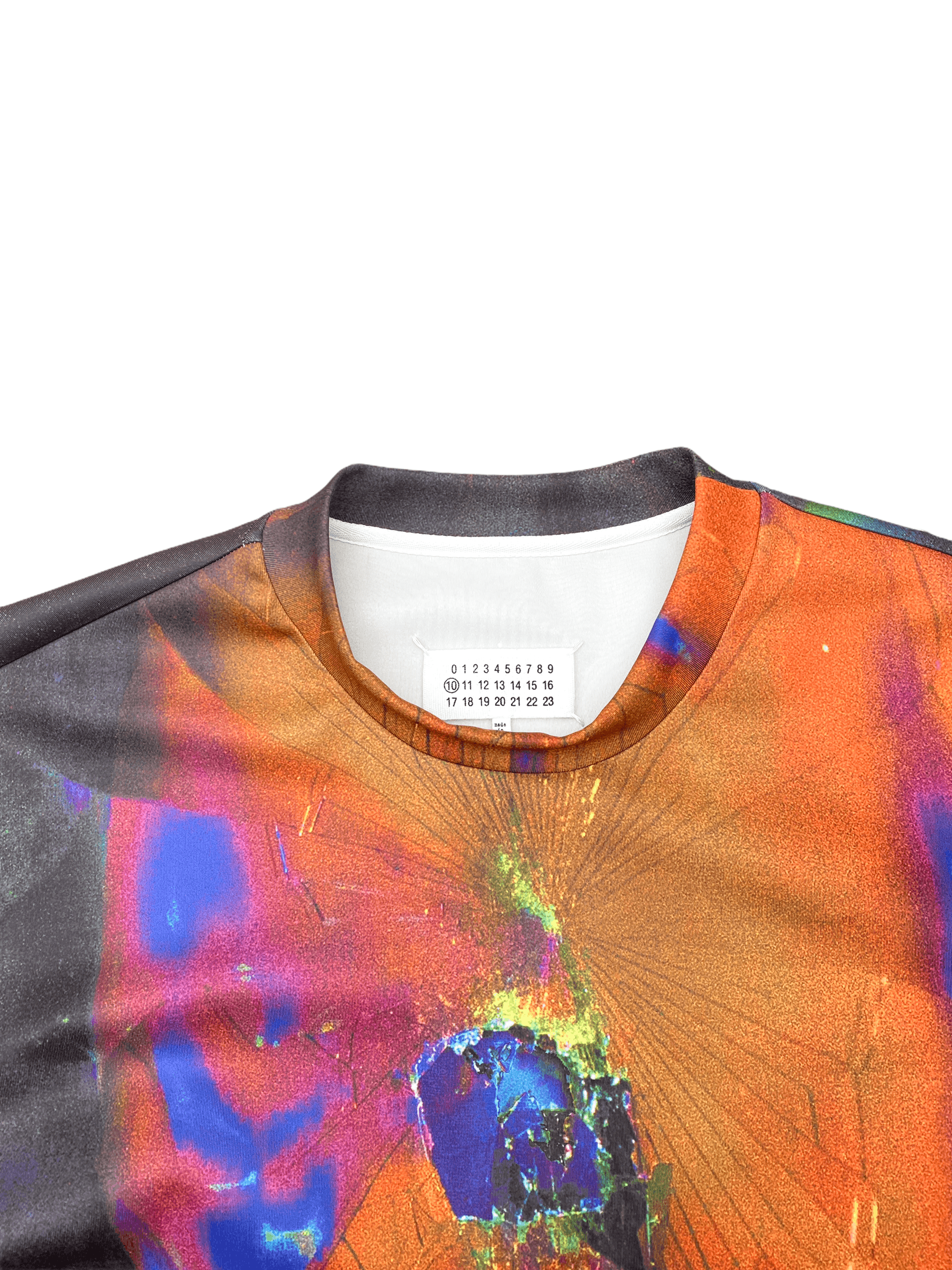 Maison Margiela S/S 2020 Oversized Galaxy Neoprene Sweater Size US M / EU 48-50 / 2 - 4 Thumbnail