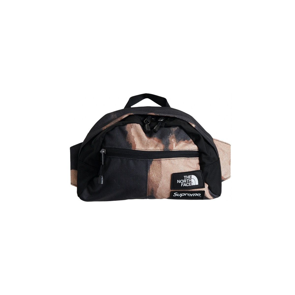 Supreme Supreme The North Face Bleached Denim Print Roo II Black ...