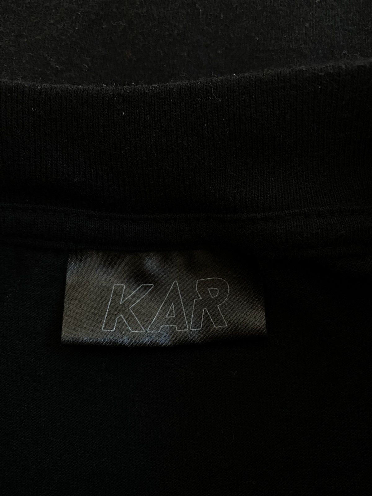 Kar Kar x I-D L’Art De L’Automobile Black Car Neck Tee Medium Size US M / EU 48-50 / 2 - 3 Thumbnail