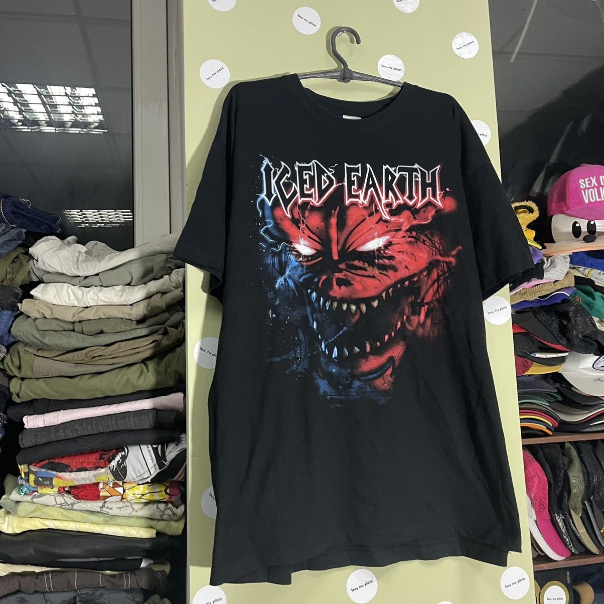 Vintage Vintage Y2K Iced Earth Graphic Tee Horror Punk Streetwear XL Size US XL / EU 56 / 4 - 3 Thumbnail