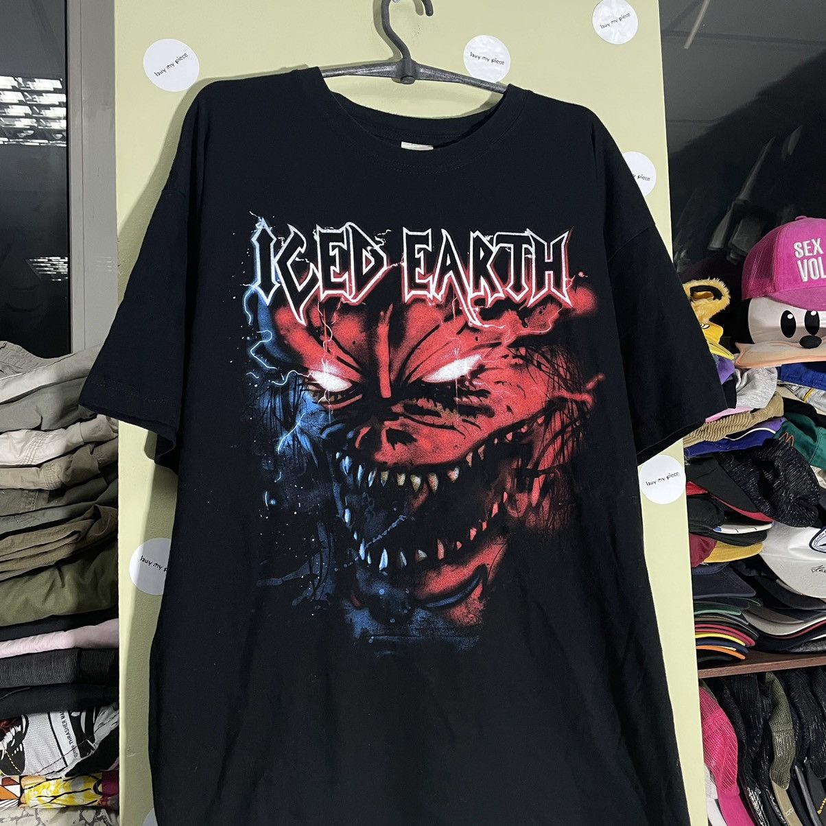 Vintage Vintage Y2K Iced Earth Graphic Tee Horror Punk Streetwear XL Size US XL / EU 56 / 4 - 4 Thumbnail