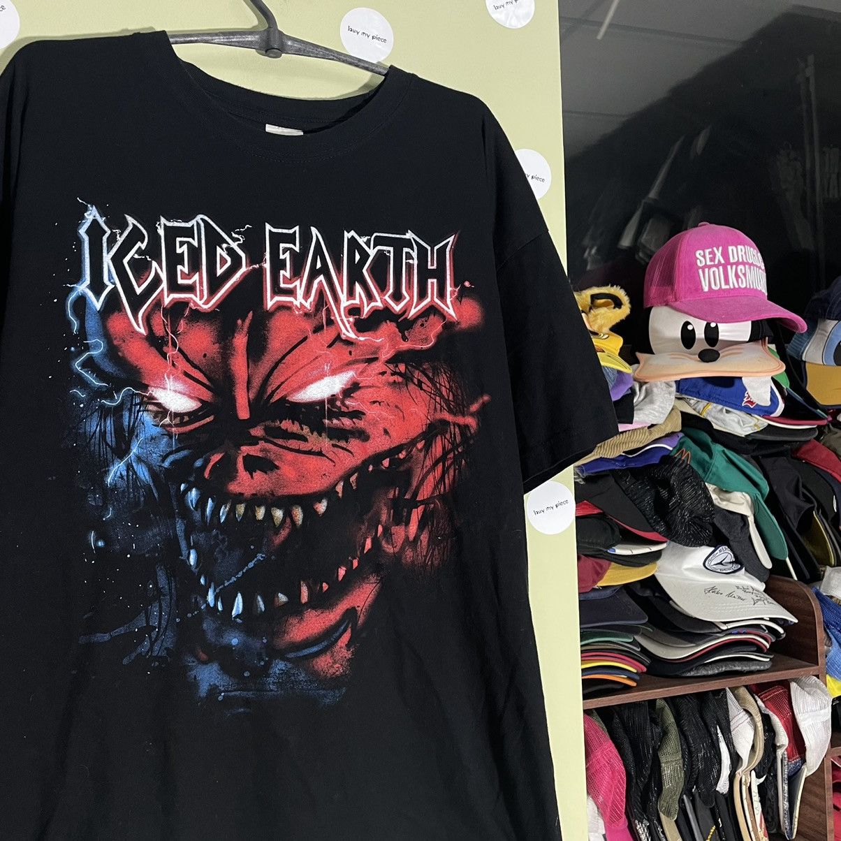 Vintage Vintage Y2K Iced Earth Graphic Tee Horror Punk Streetwear XL Size US XL / EU 56 / 4 - 5 Thumbnail