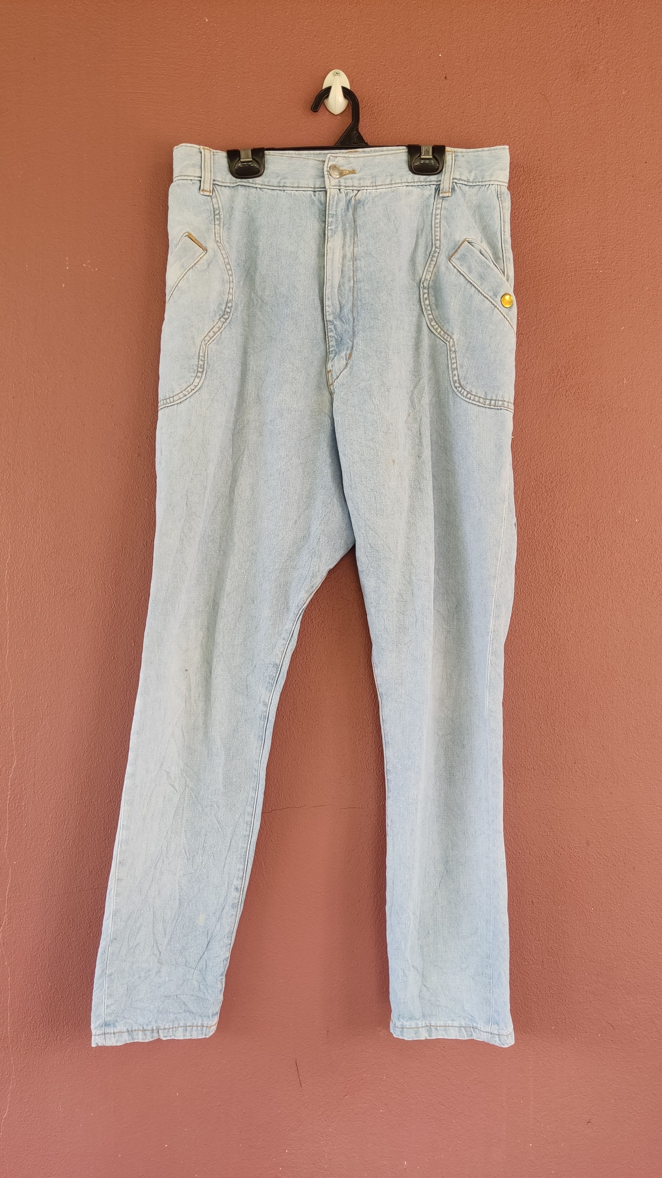 Issey Miyake Mercibeaucoup jevous enprie denim jeans