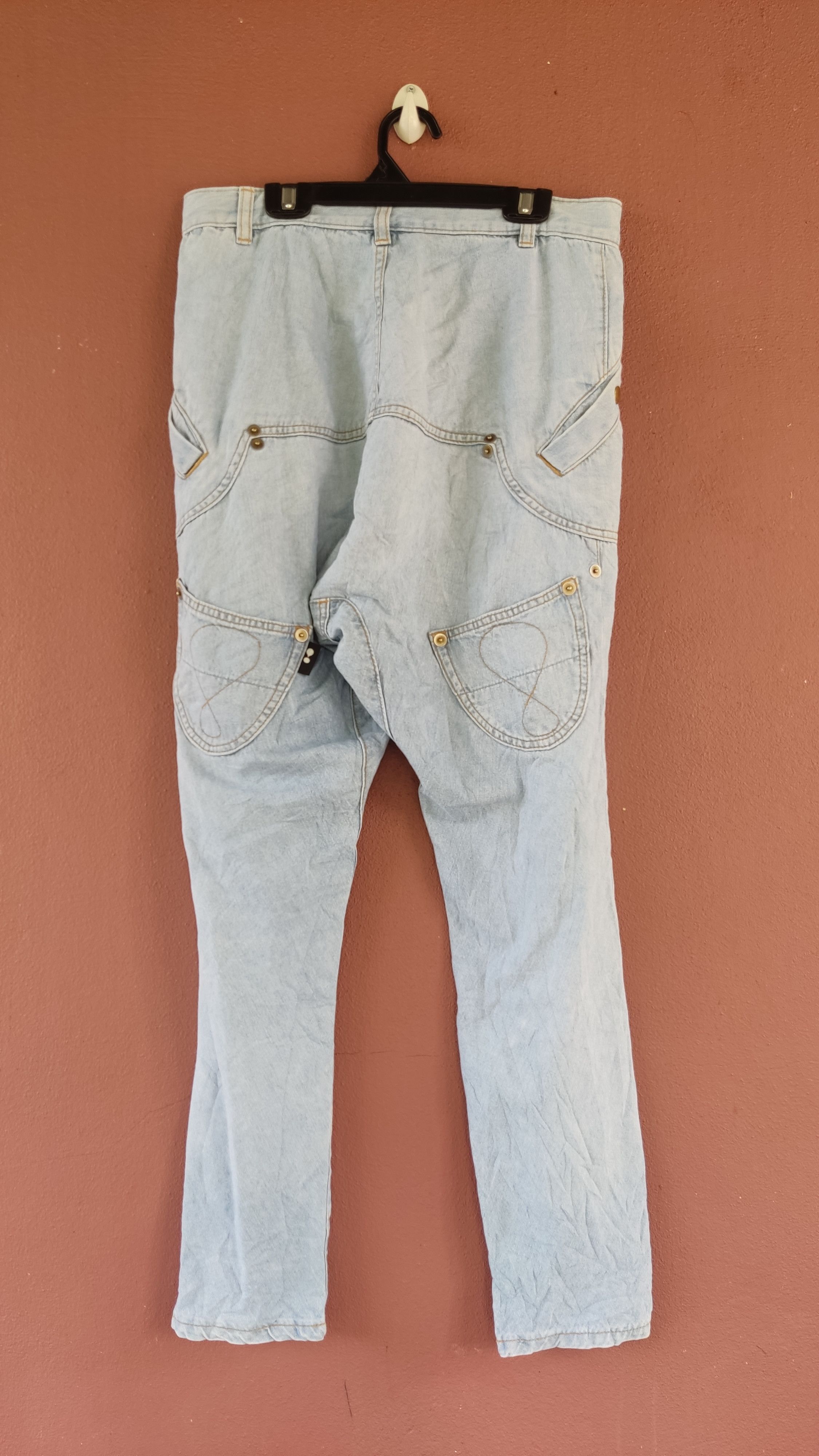 Issey Miyake Mercibeaucoup jevous enprie denim jeans
