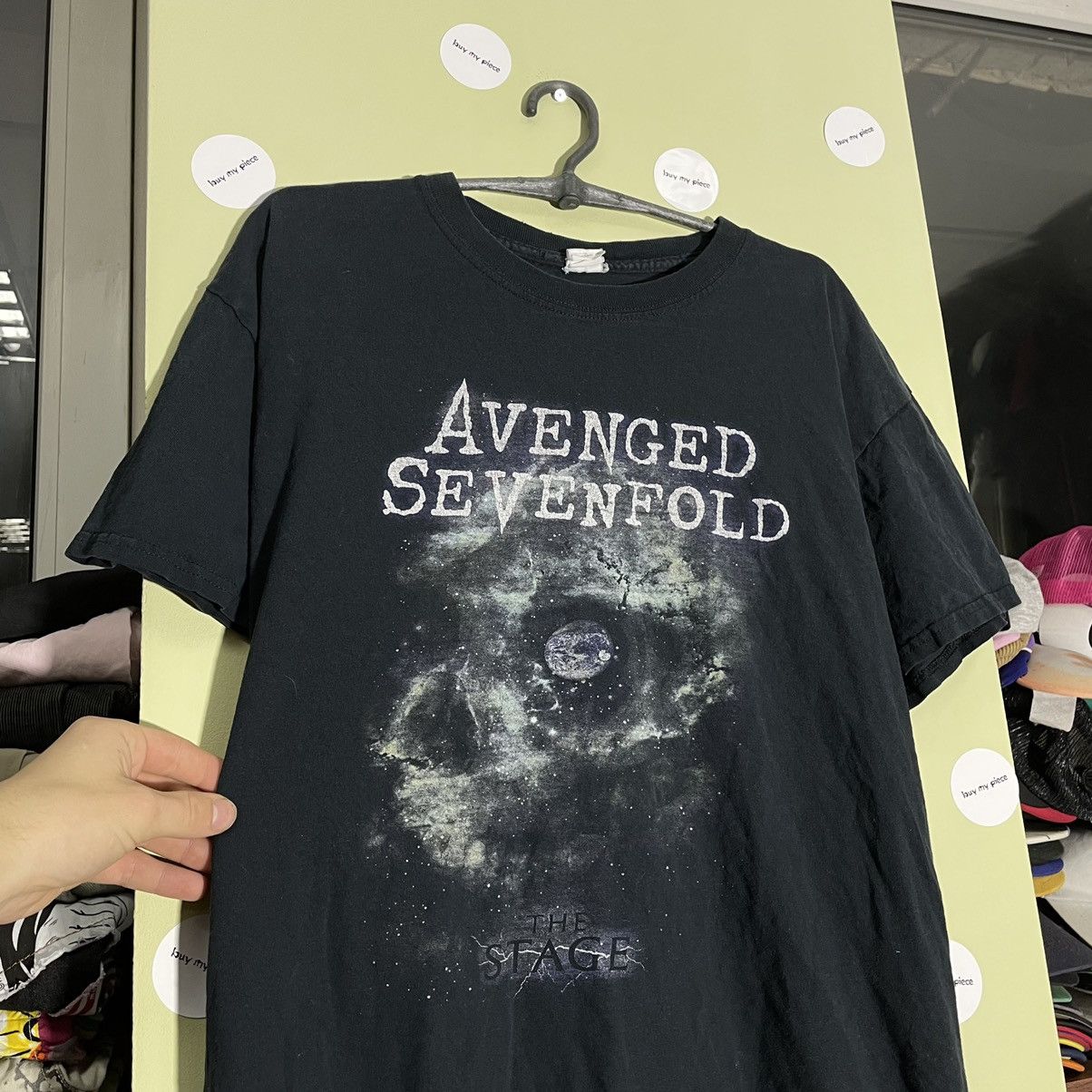 Vintage Vintage Y2K Avenged Sevenfold Band Graphic Tee Faded Black L Size US L / EU 52-54 / 3 - 5 Thumbnail