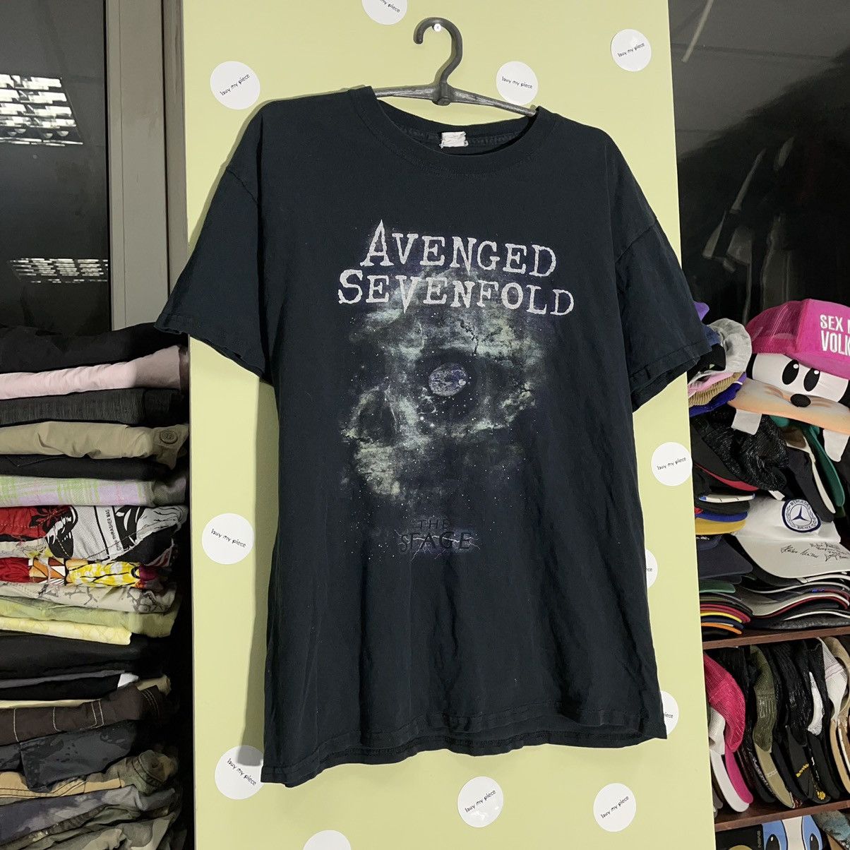 Vintage Vintage Y2K Avenged Sevenfold Band Graphic Tee Faded Black L Size US L / EU 52-54 / 3 - 2 Thumbnail