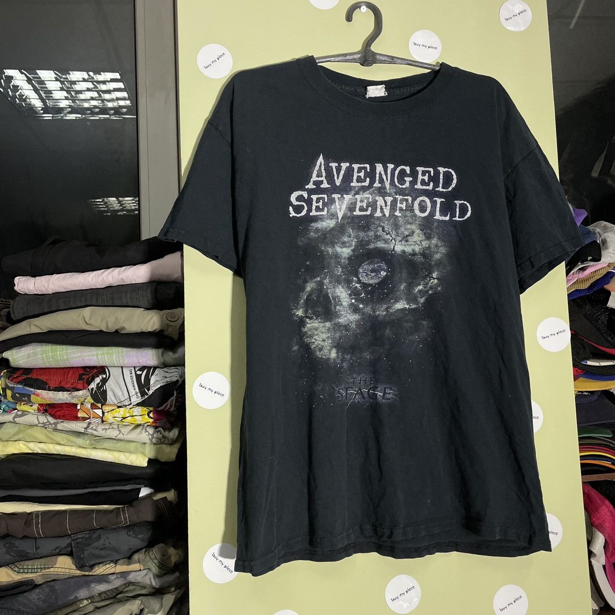 Vintage Vintage Y2K Avenged Sevenfold Band Graphic Tee Faded Black L Size US L / EU 52-54 / 3 - 3 Thumbnail
