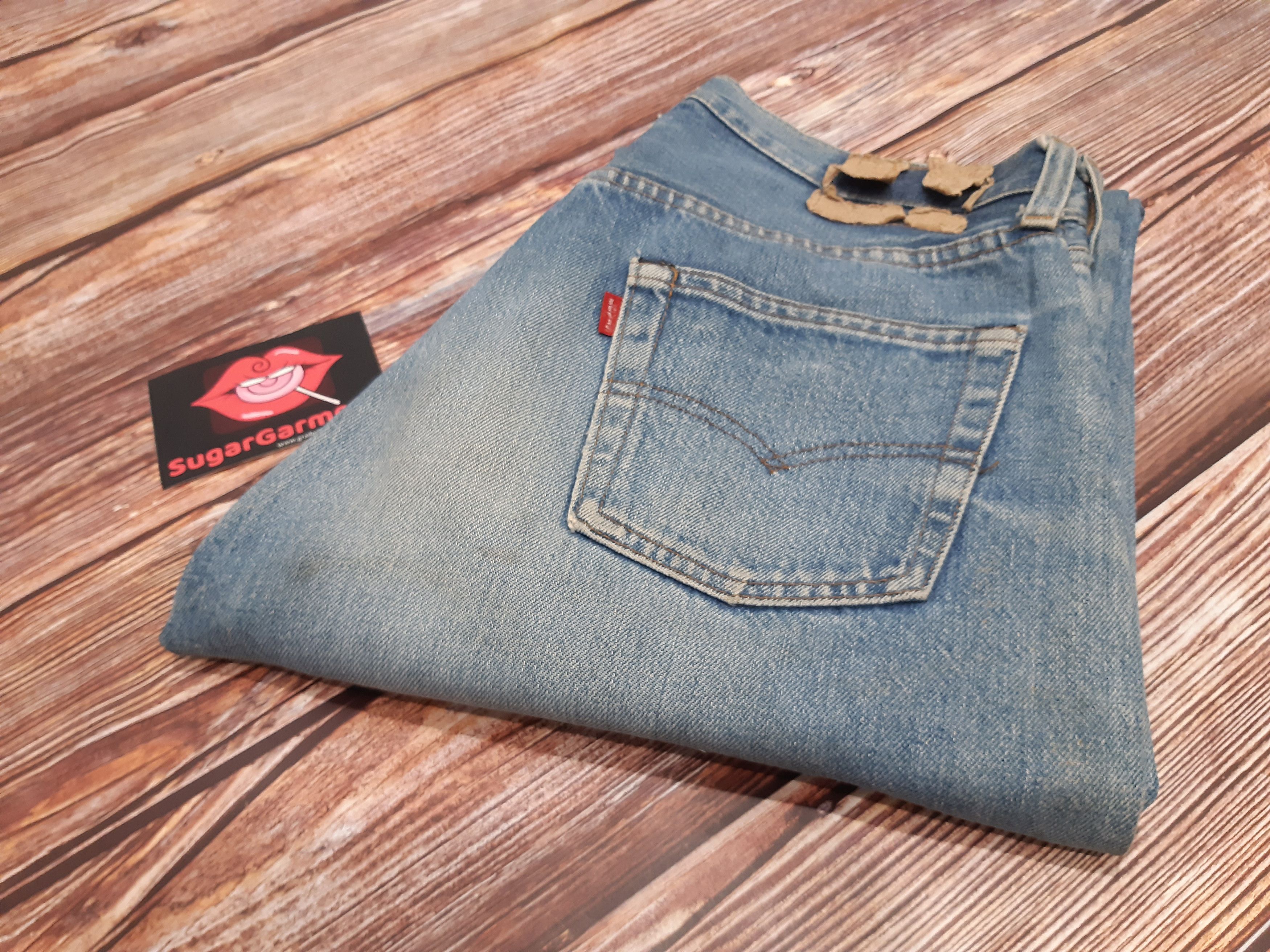 Levi's Levis 501 Jeans Rindem Selvedge USA Vintage #524 Size US 31 - 15 Thumbnail