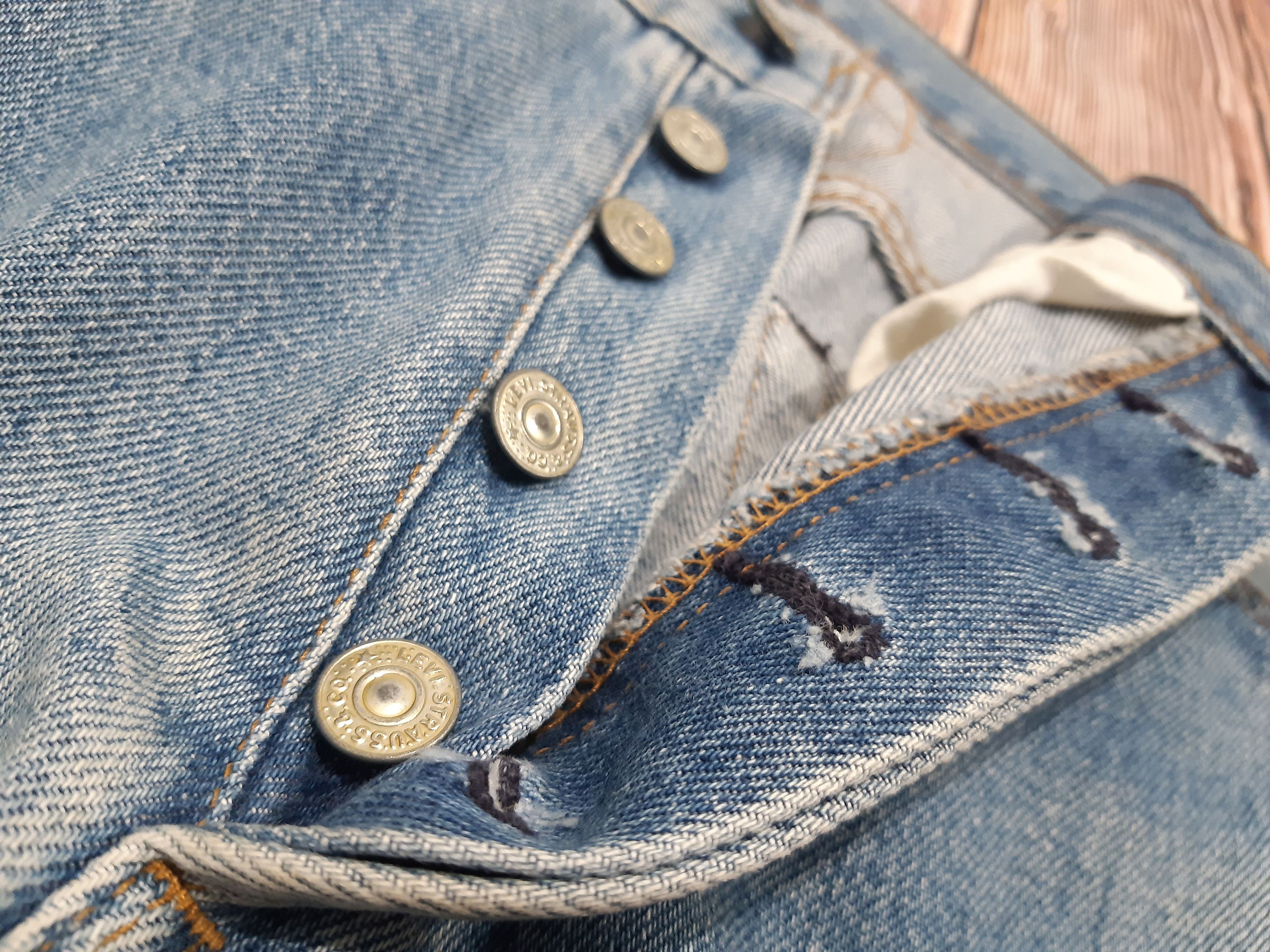 Levi's Levis 501 Jeans Rindem Selvedge USA Vintage #524 Size US 31 - 5 Thumbnail