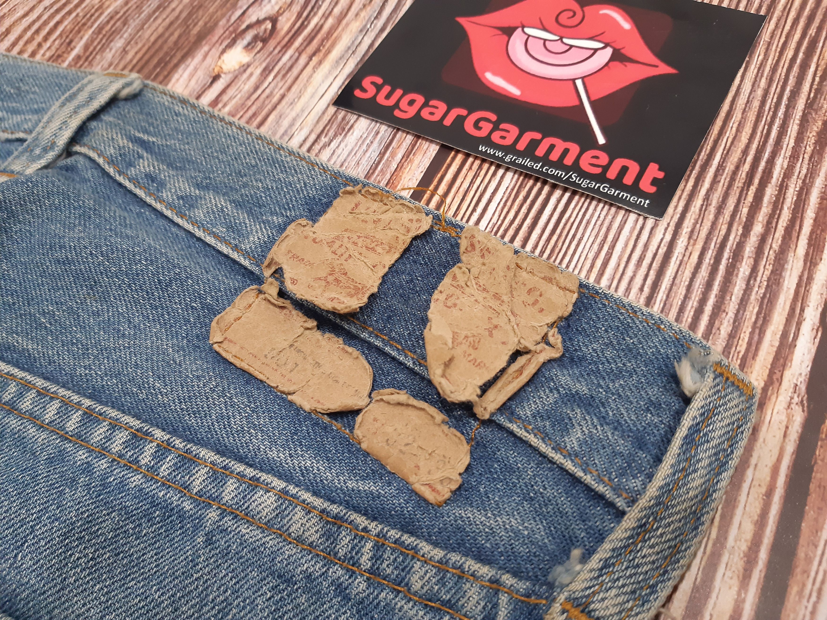 Levi's Levis 501 Jeans Rindem Selvedge USA Vintage #524 Size US 31 - 10 Thumbnail