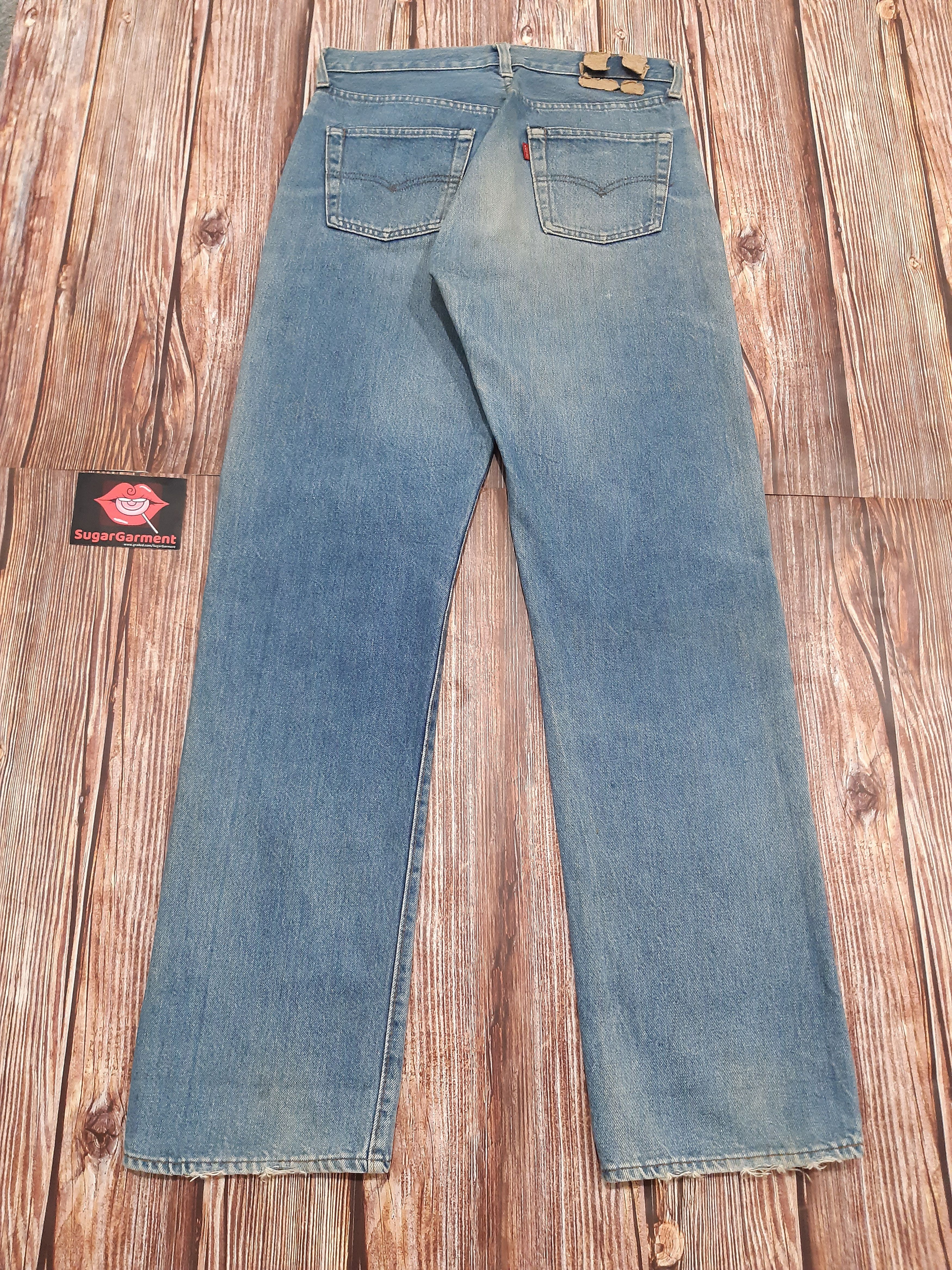 Levi's Levis 501 Jeans Rindem Selvedge USA Vintage #524 Size US 31 - 7 Thumbnail