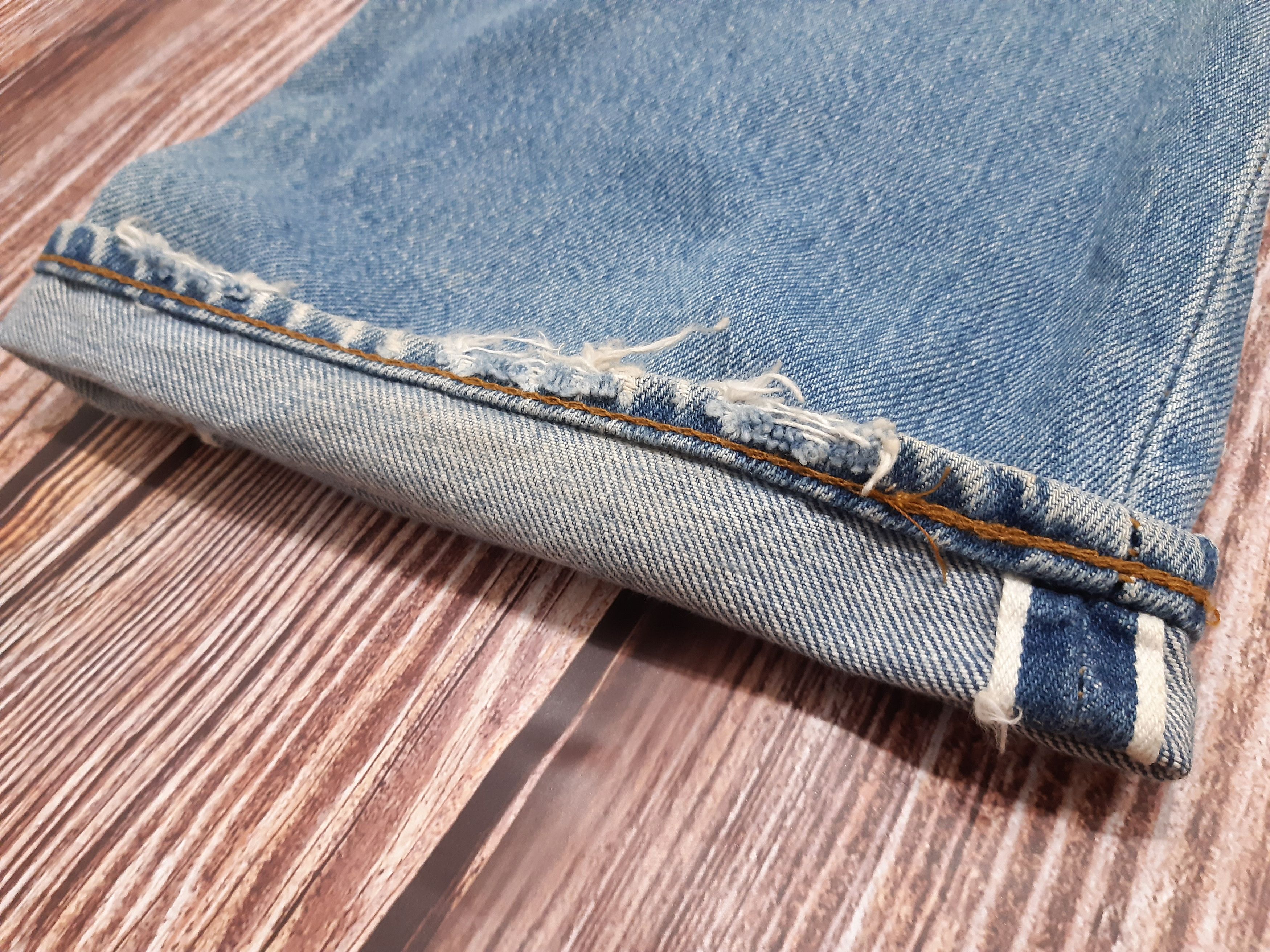 Levi's Levis 501 Jeans Rindem Selvedge USA Vintage #524 Size US 31 - 11 Thumbnail