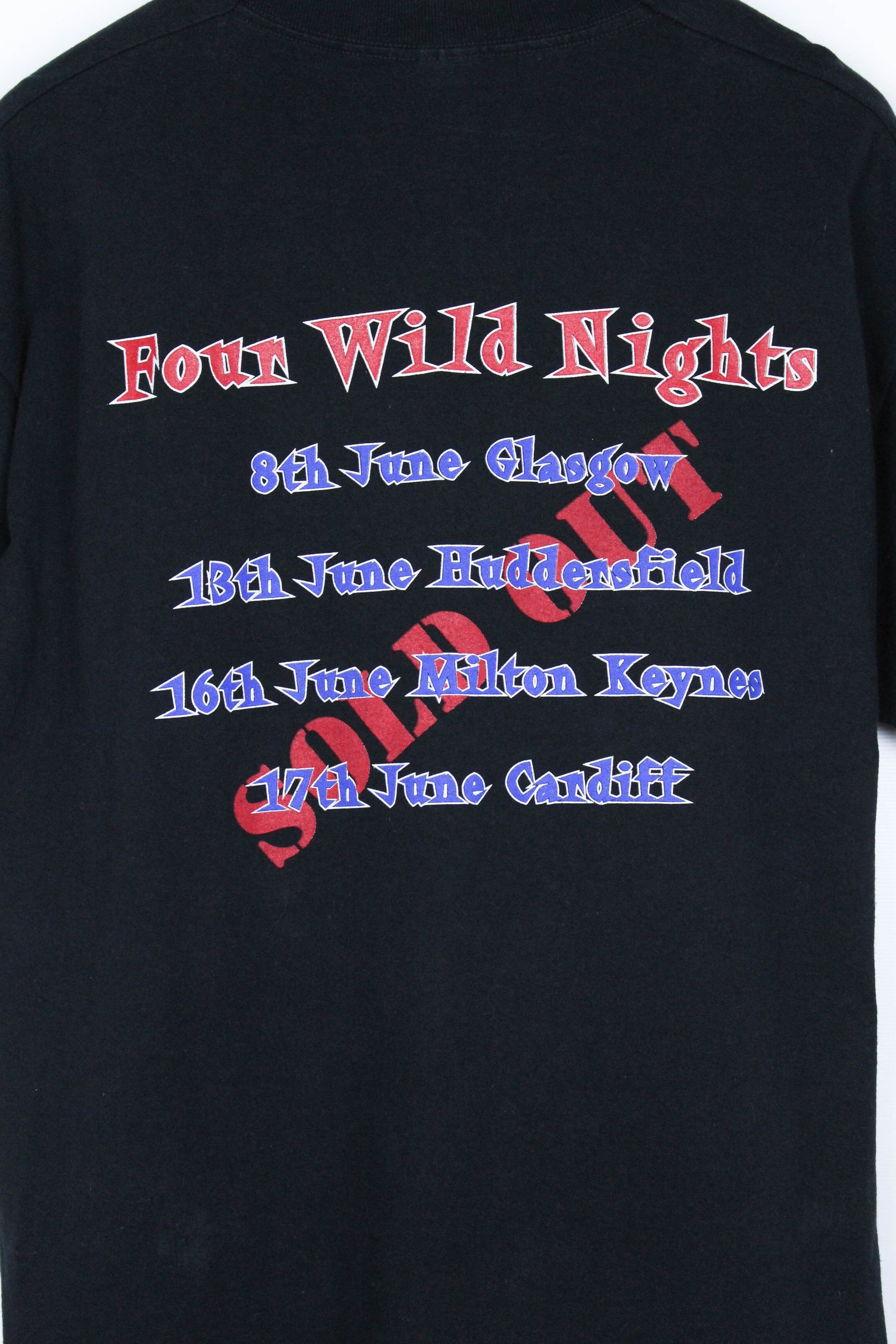 Band Tees Bon Jovi Four Wild Nights ©2001 Vintage 00s Band Tour Tee Size US XL / EU 56 / 4 - 4 Thumbnail