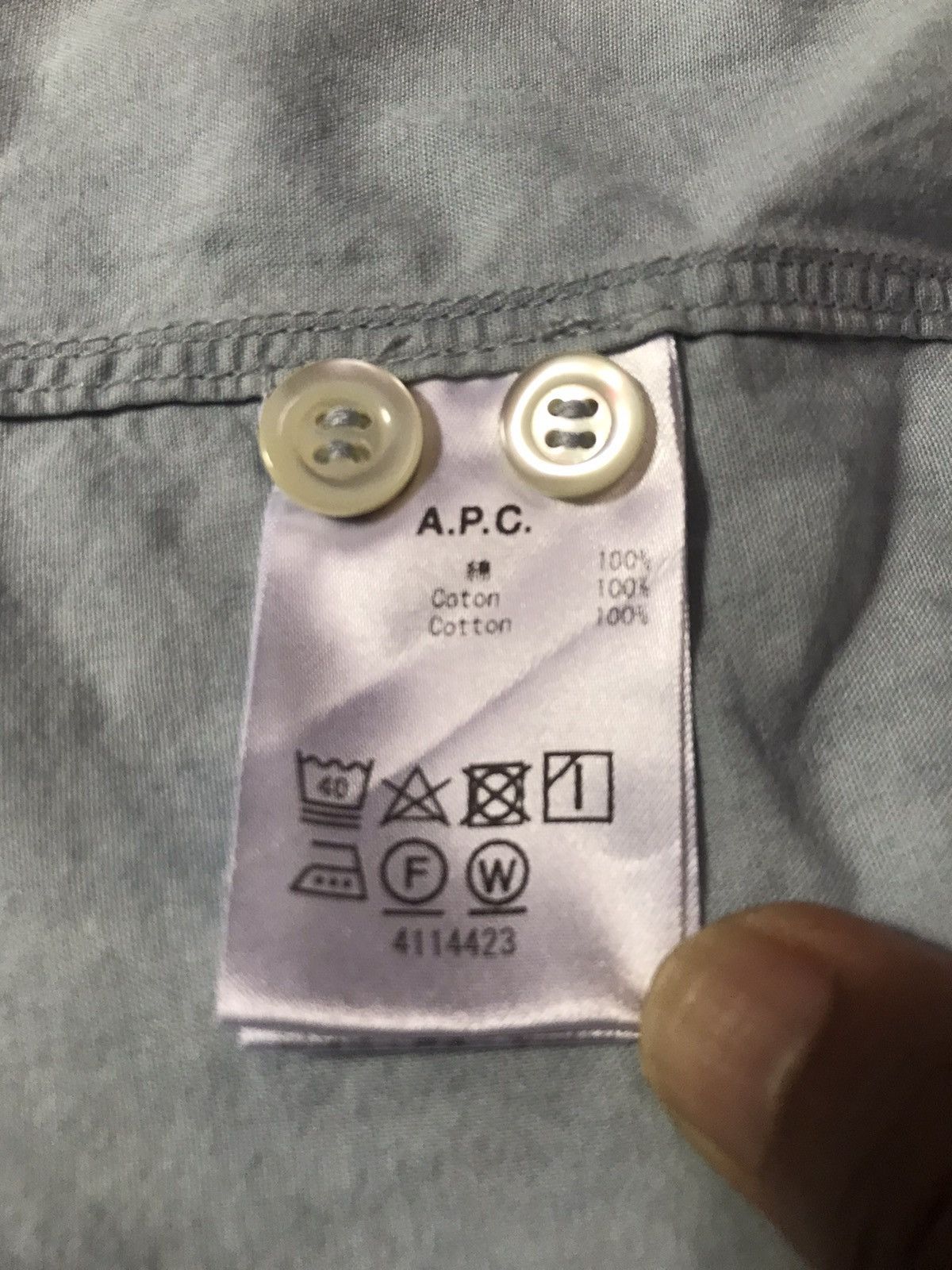 A.P.C. A.P.C Shirts Size M Size US M / EU 48-50 / 2 - 4 Thumbnail