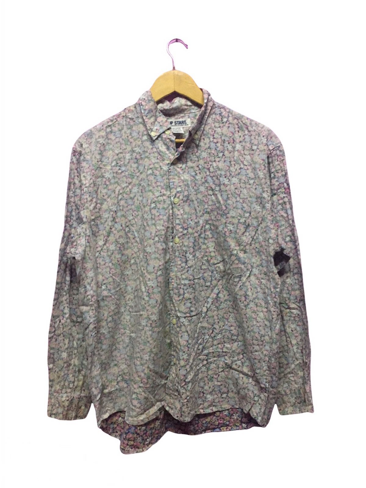Vintage Flowers Button Shirts Size US L / EU 52-54 / 3 - 1 Thumbnail
