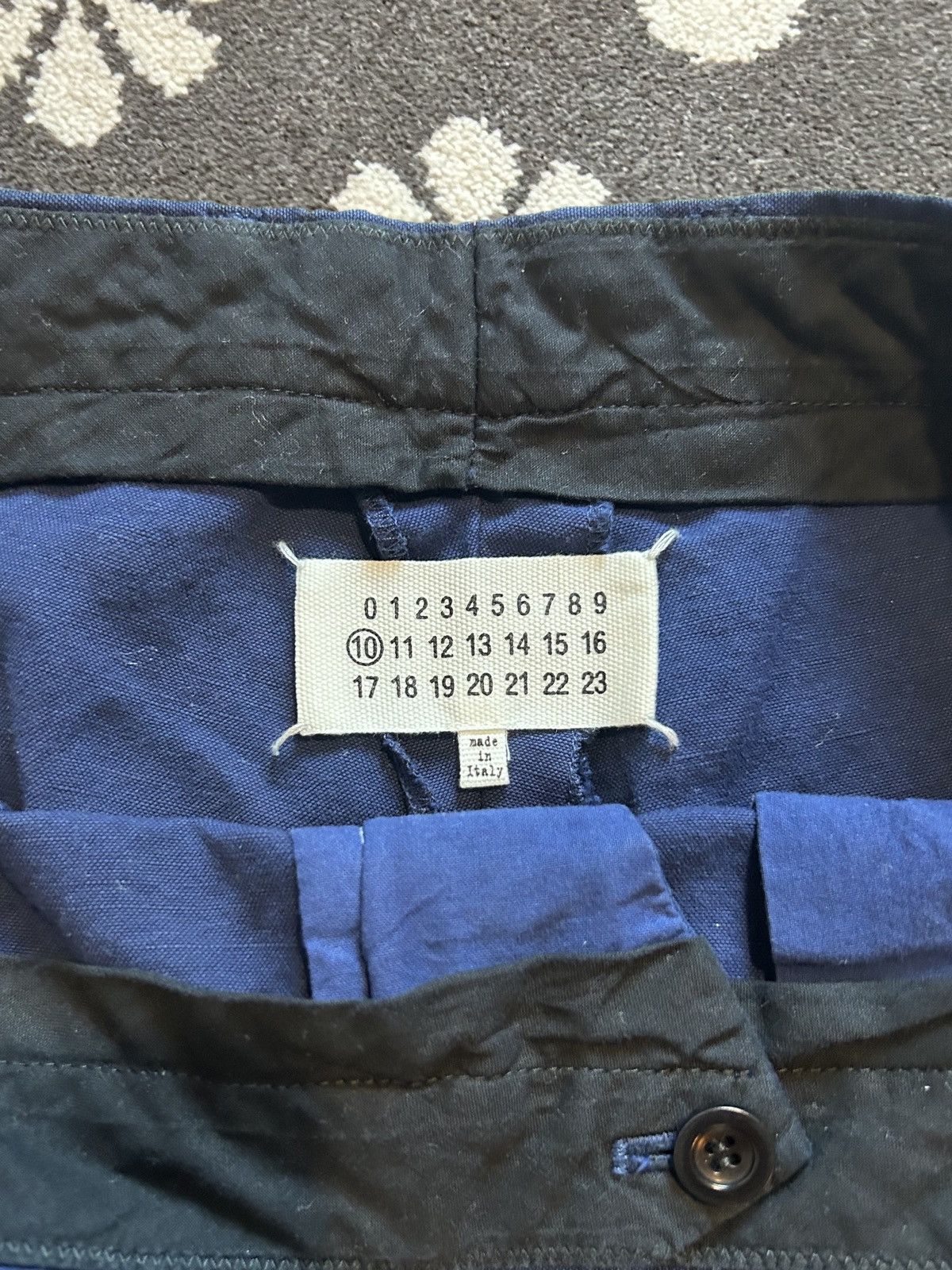 Maison Margiela Zip Pocket Indigo Pants