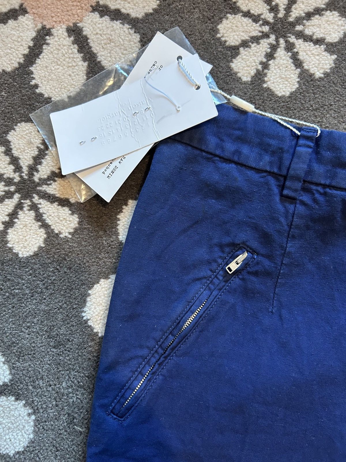 Maison Margiela Zip Pocket Indigo Pants