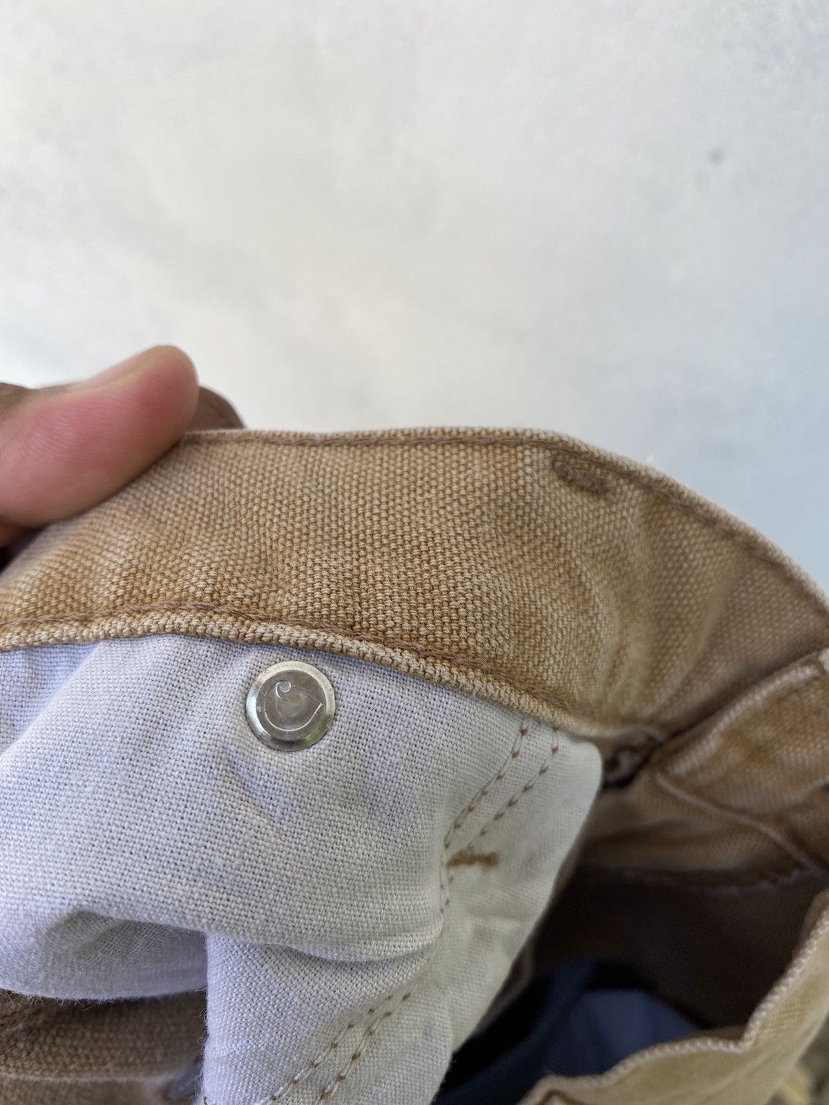 Carhartt × Vintage Vintage Carhartt Double knee canvas carpenter size 32 Size US 32 / EU 48 - 15 Thumbnail