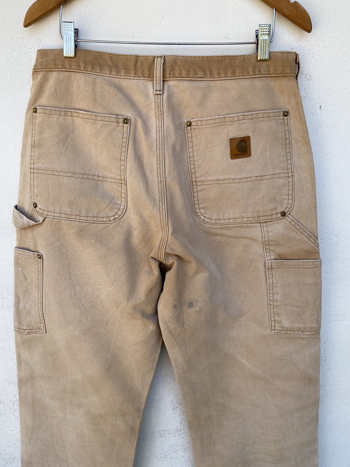Carhartt × Vintage Vintage Carhartt Double knee canvas carpenter size 32 Size US 32 / EU 48 - 10 Thumbnail