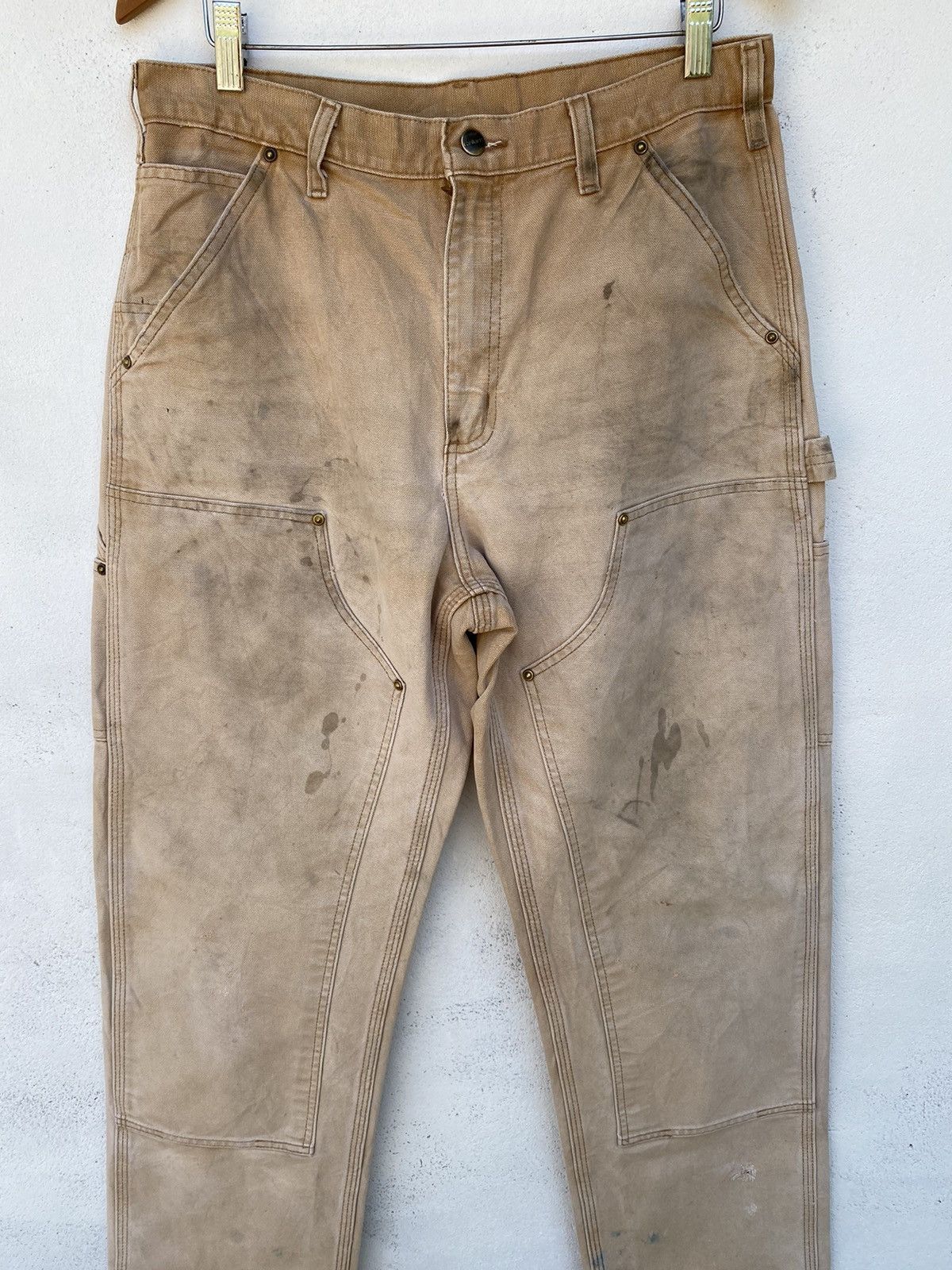 Carhartt × Vintage Vintage Carhartt Double knee canvas carpenter size 32 Size US 32 / EU 48 - 3 Thumbnail