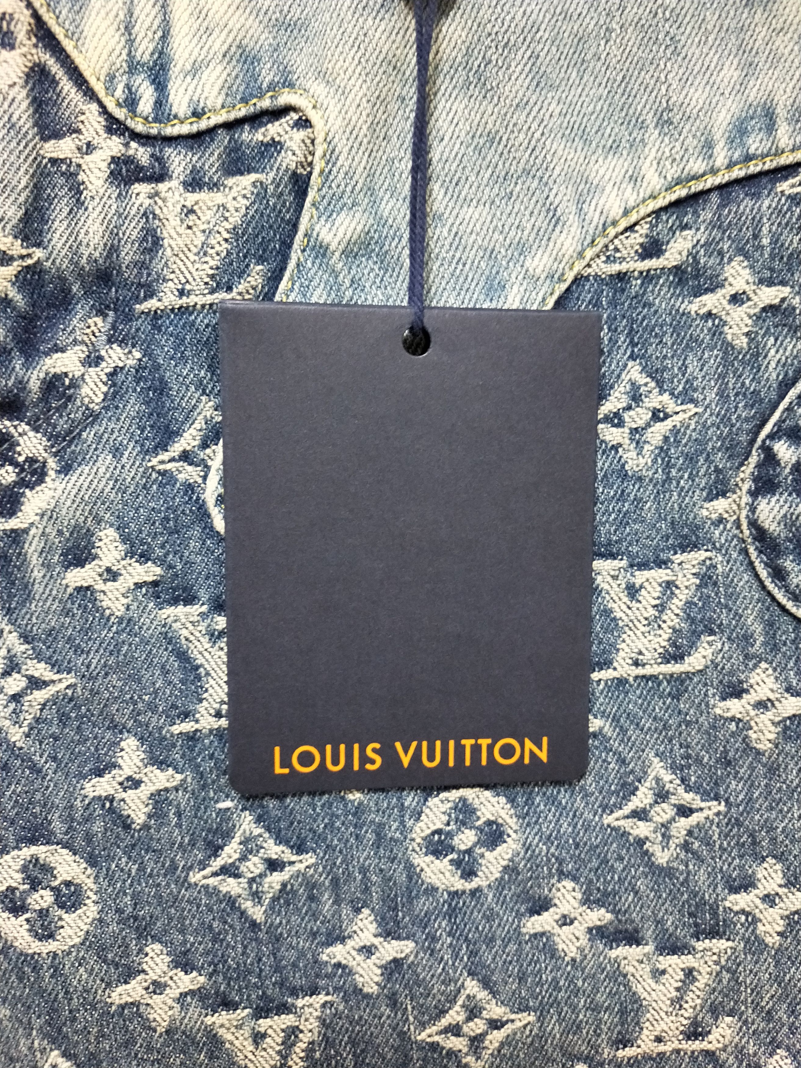 Louis Vuitton 'Human Made' Monogram Patchwork Denim Pants Size US 30 / EU 46 - 10 Thumbnail