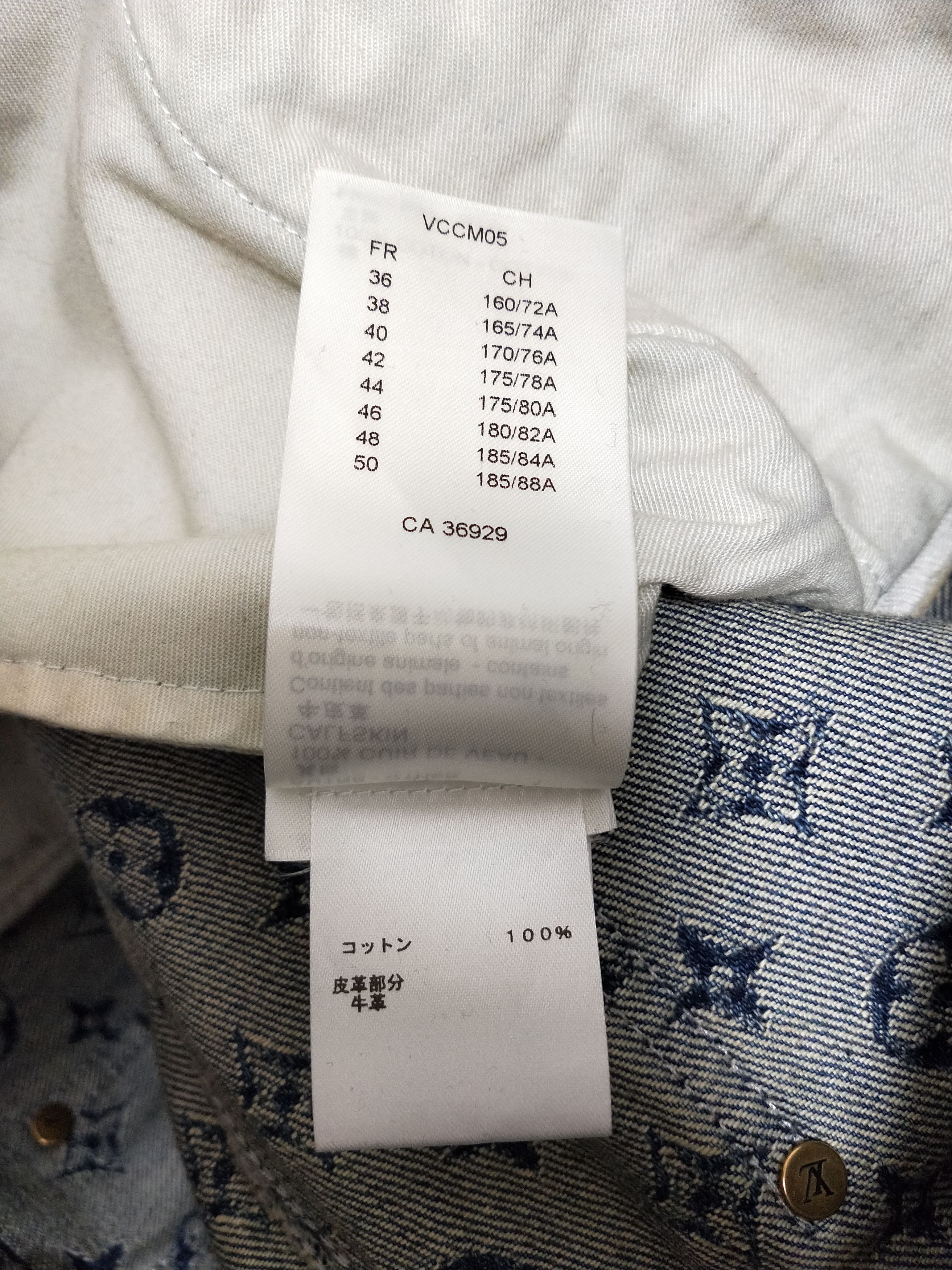 Louis Vuitton 'Human Made' Monogram Patchwork Denim Pants Size US 30 / EU 46 - 9 Thumbnail