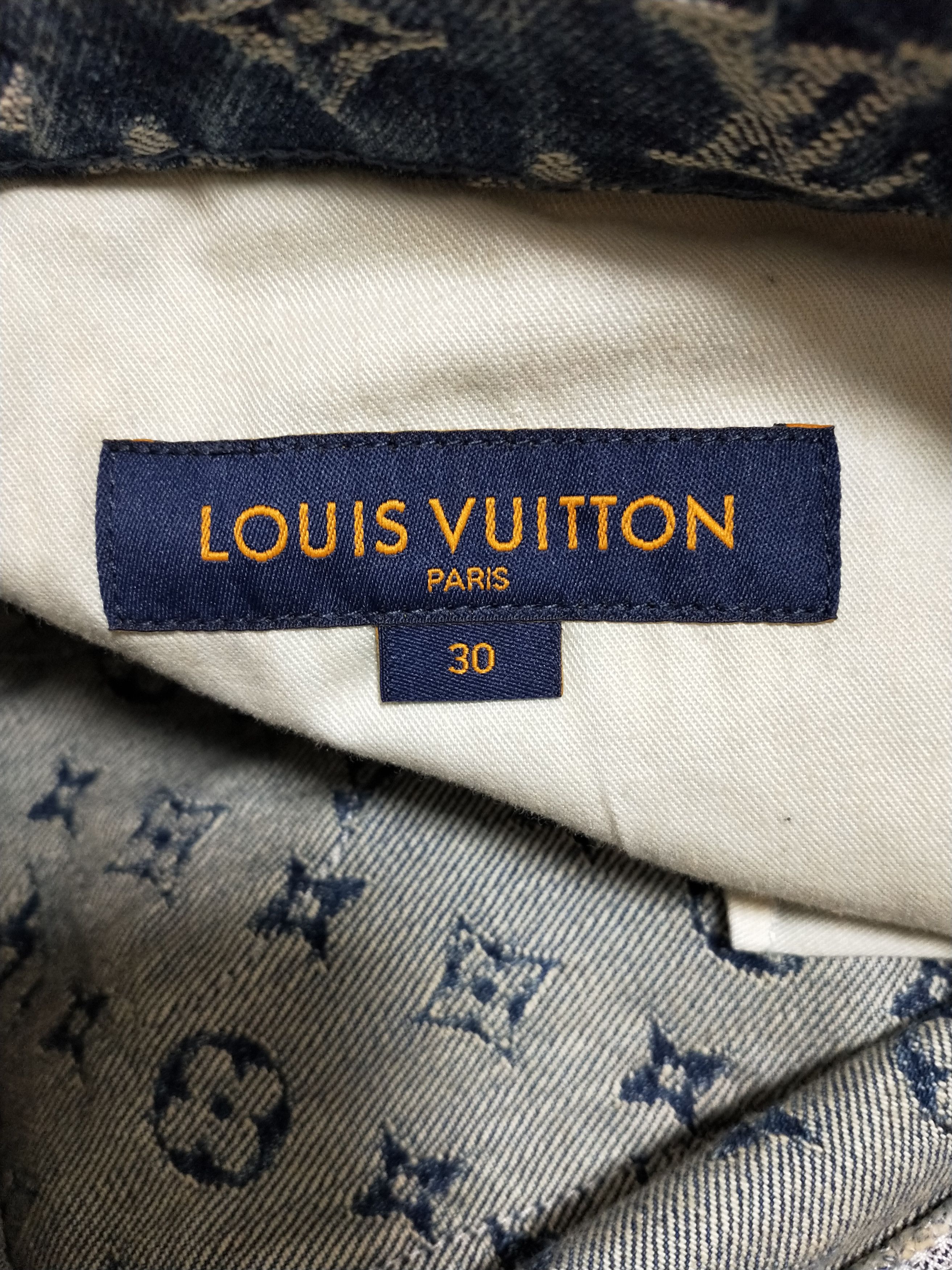 Louis Vuitton 'Human Made' Monogram Patchwork Denim Pants Size US 30 / EU 46 - 6 Thumbnail