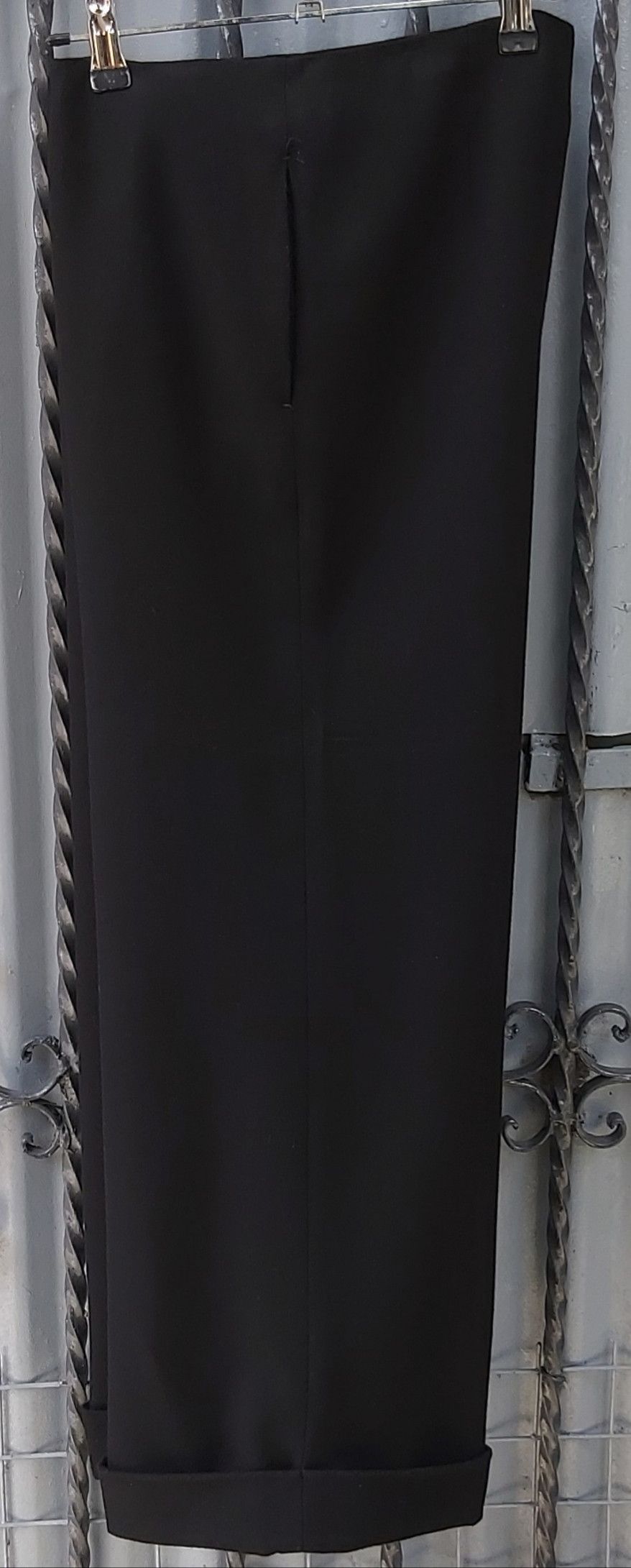 Yohji Yamamoto Yohji Yamamoto Cuffed Hem Wool Trousers Size 32" / US 10 / IT 46 - 3 Thumbnail