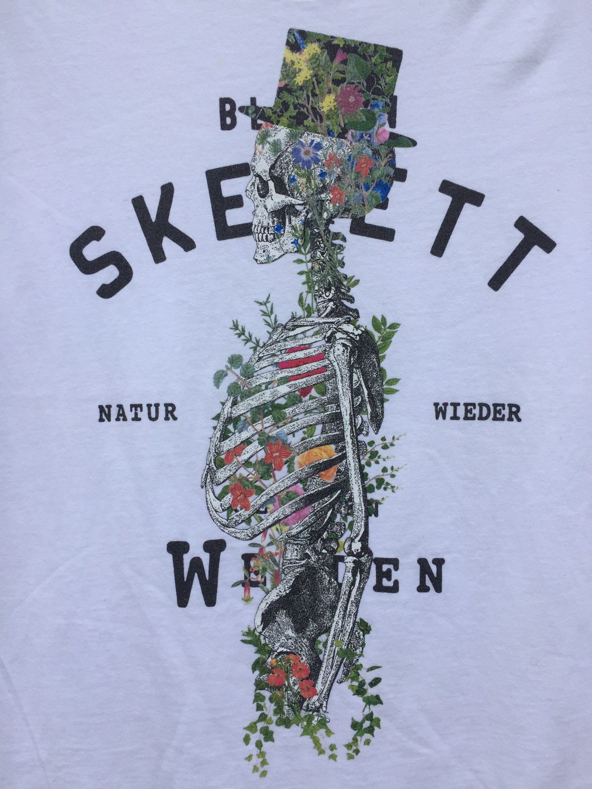 Band Tees × Japanese Brand Very Rare Design Tshirt Japanese Art Skelett Size US XS / EU 42 / 0 - 4 Thumbnail
