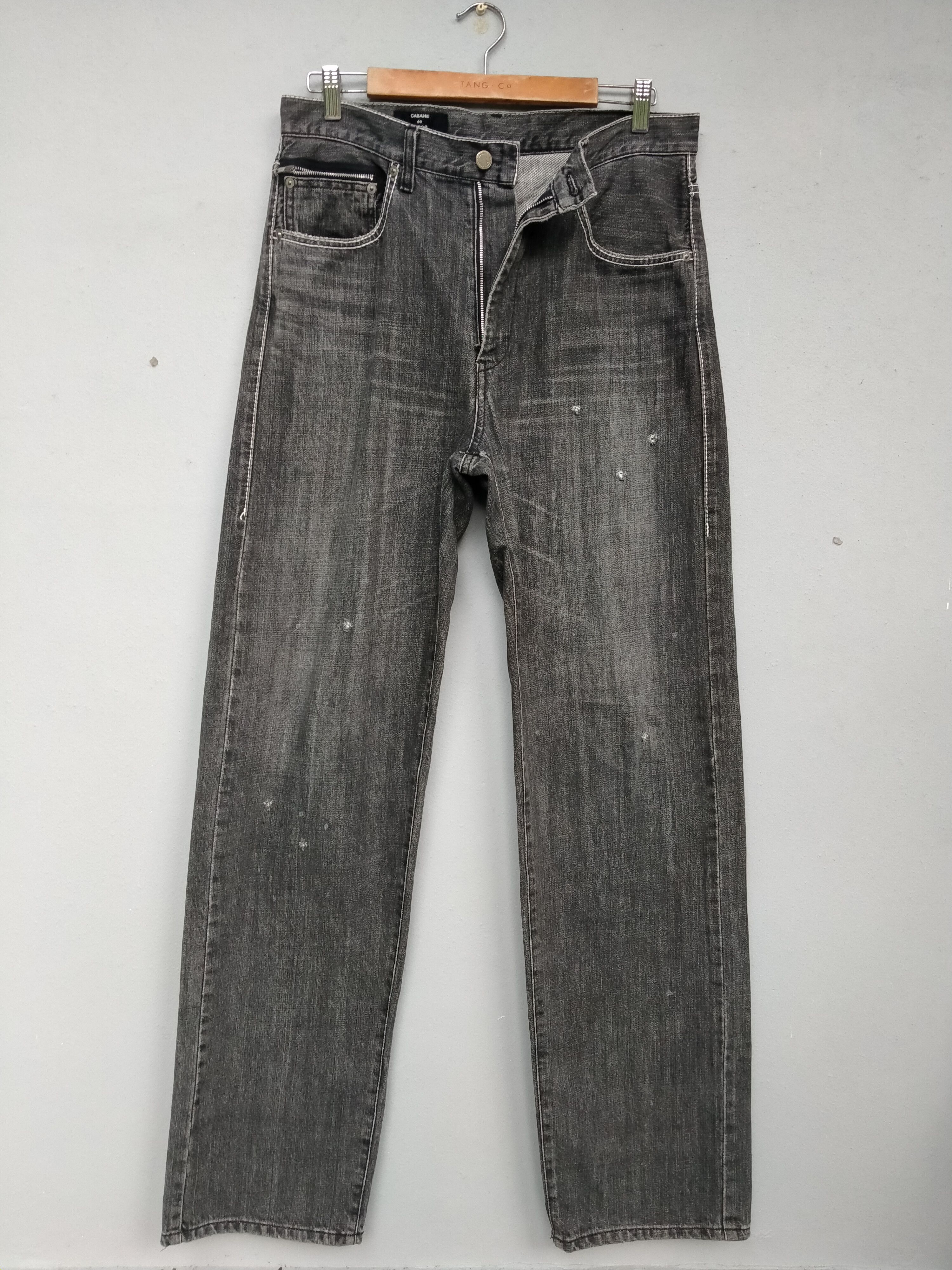 CABANE de ZUCCa Vintage Cabane de Zucca Distressed Denim Jeans Size US 32 / EU 48 - 4 Thumbnail