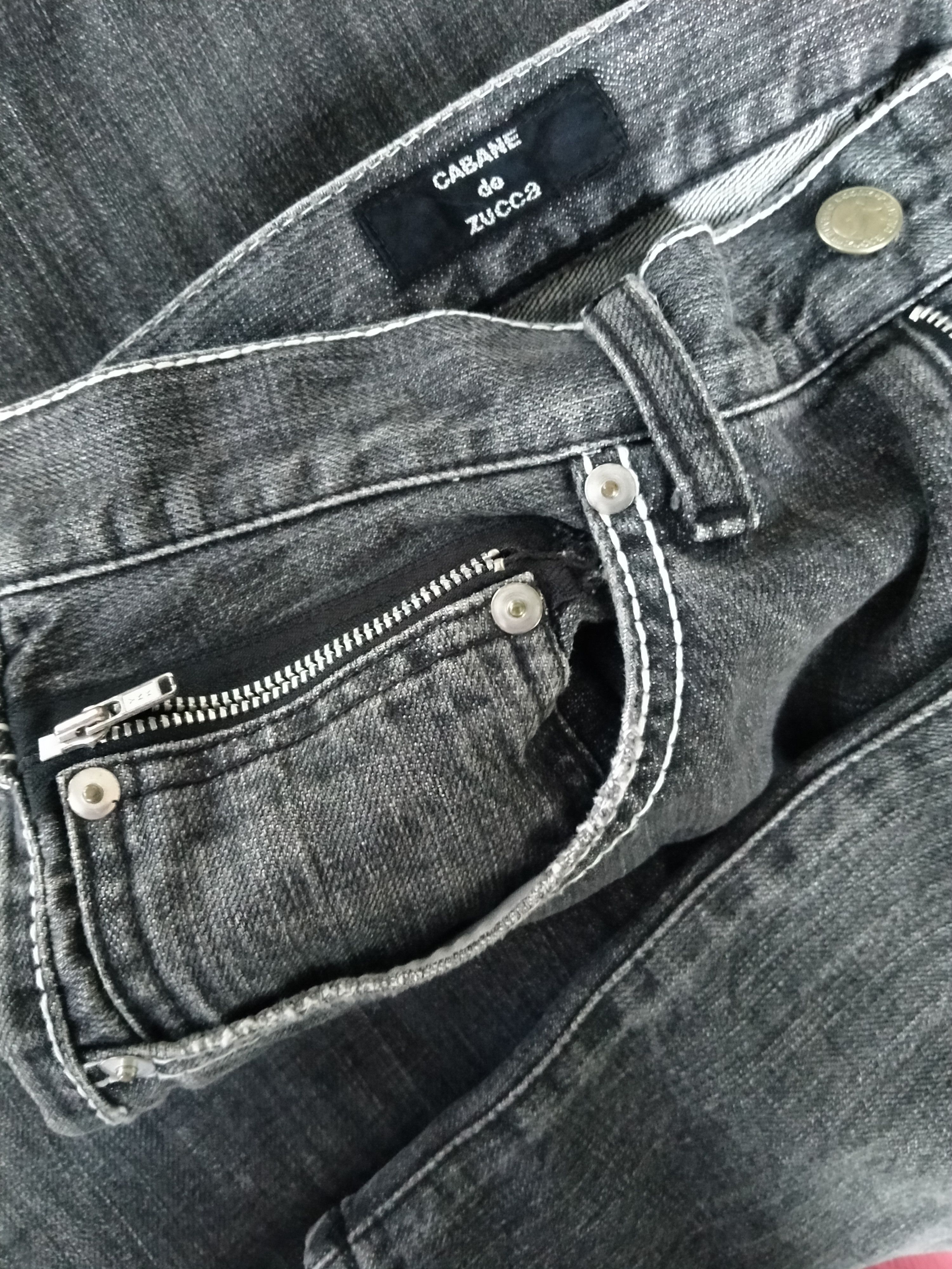CABANE de ZUCCa Vintage Cabane de Zucca Distressed Denim Jeans Size US 32 / EU 48 - 19 Thumbnail