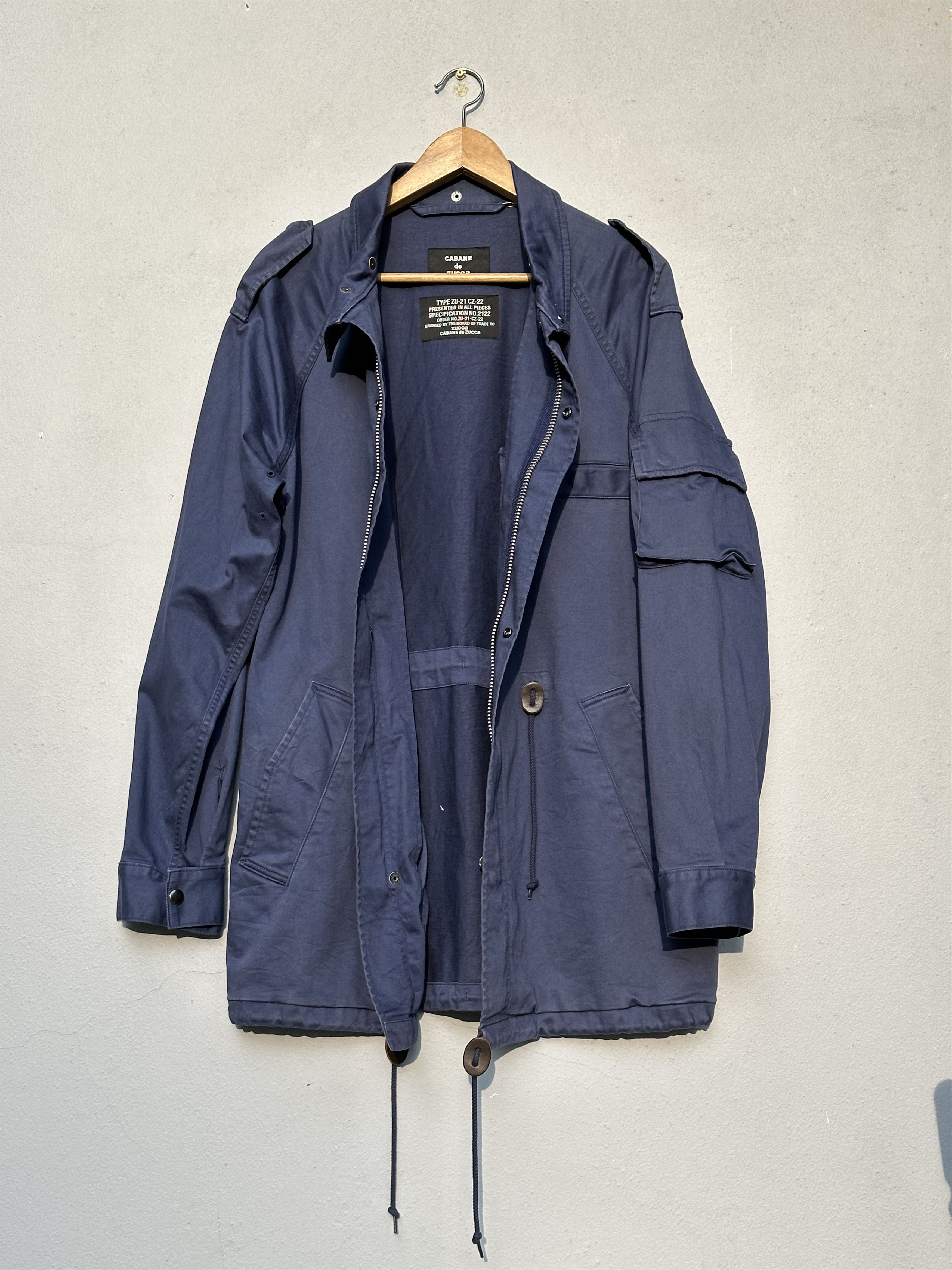 image of Cabane De Zucca Type Zu-21 Military Parka Jacket, Men's (Size Large)