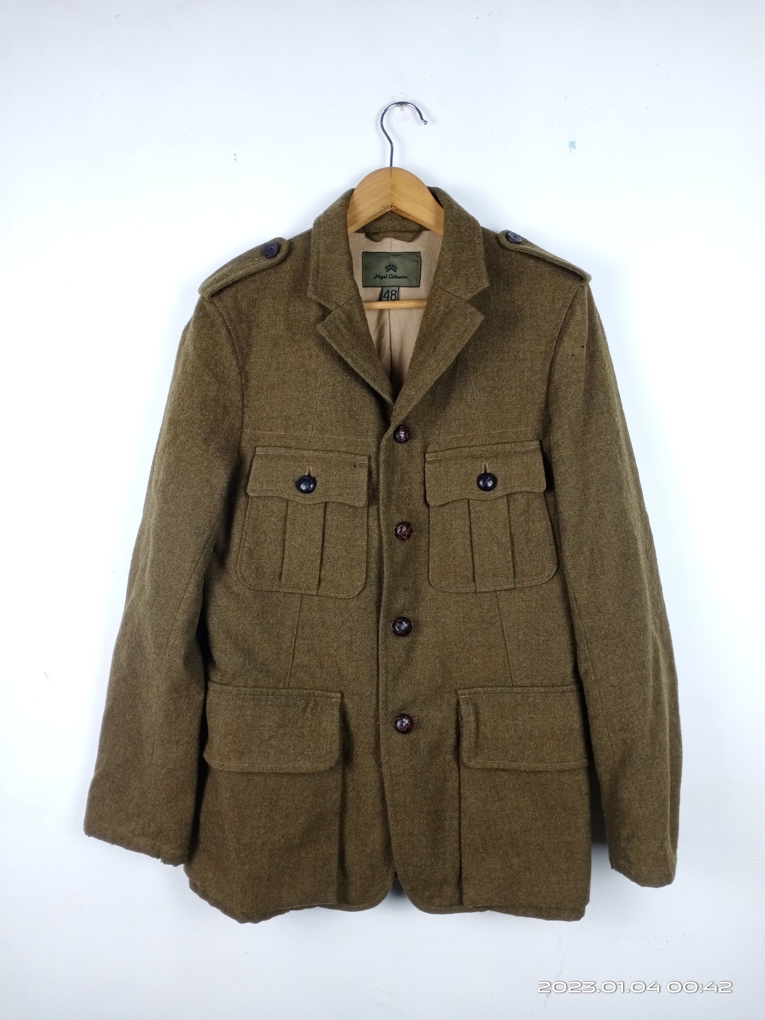 ジャケット・アウター Nigel Cabourn PATCHED MILITARY JACKET Nigel Cabourn PATCHED MILITARY JACKET