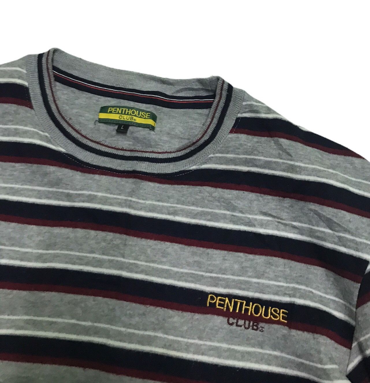 Japanese Brand Penthouse stripe sweatshirt travis scott style Size US L / EU 52-54 / 3 - 4 Thumbnail