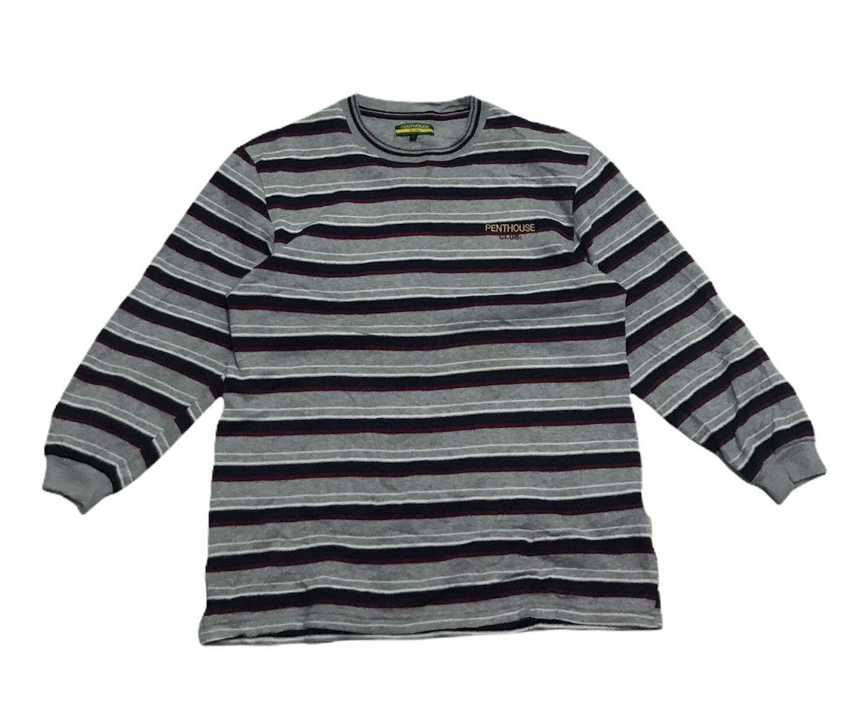Japanese Brand Penthouse stripe sweatshirt travis scott style Size US L / EU 52-54 / 3 - 1 Thumbnail