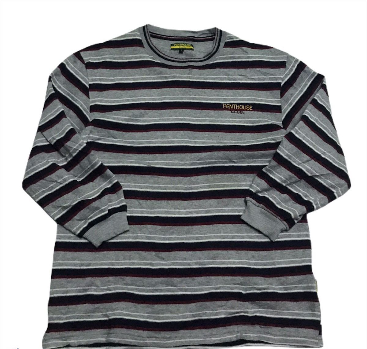 Japanese Brand Penthouse stripe sweatshirt travis scott style Size US L / EU 52-54 / 3 - 2 Thumbnail