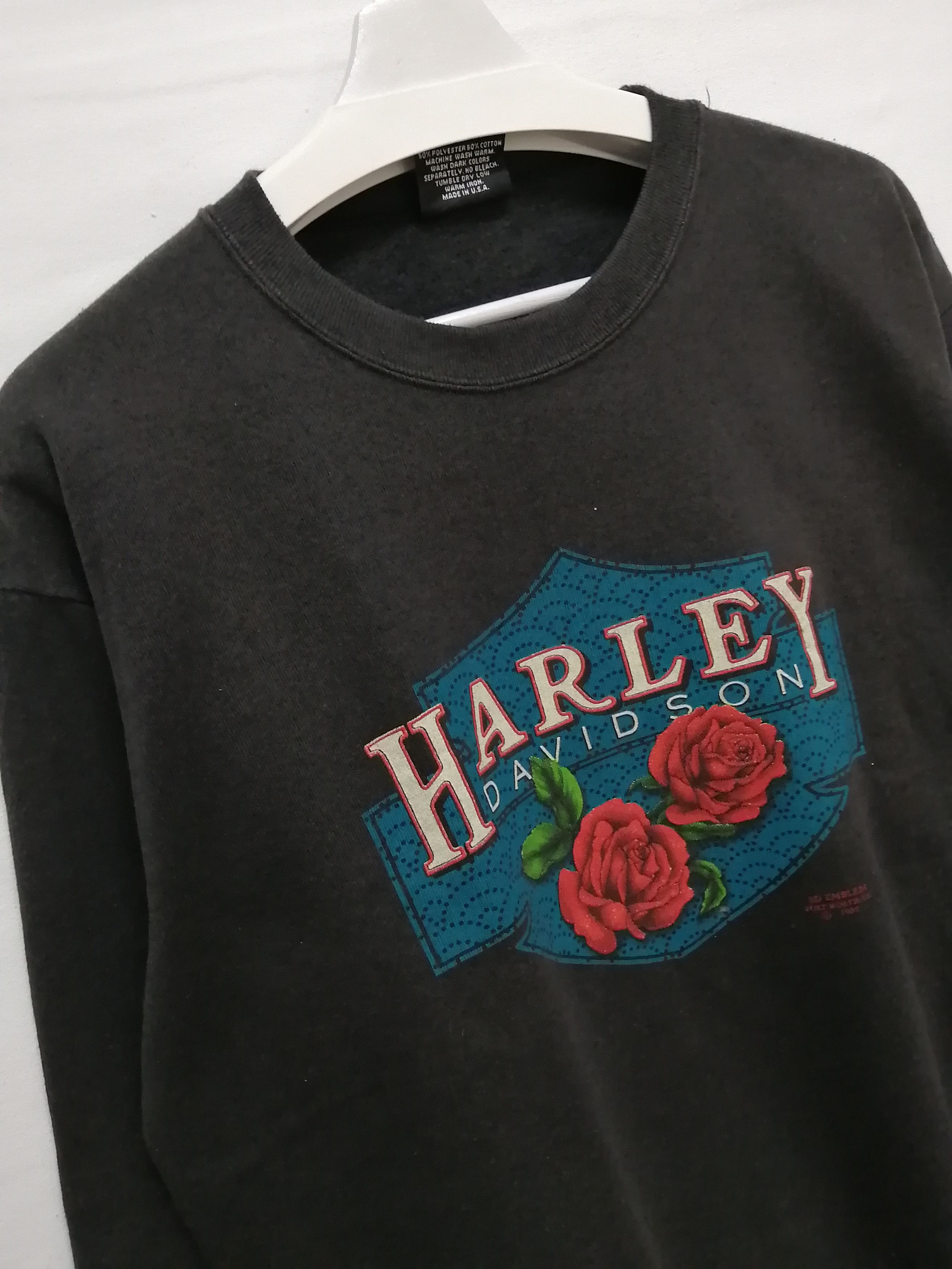 Harley Davidson Vintage 1991 HARLEY DAVIDSON 3D Sweatshirt Size US L / EU 52-54 / 3 - 5 Thumbnail