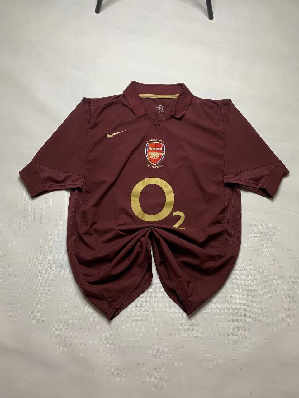 Vintage Nike FC Arsenal 1913 - 2006 Highbury Jersey Shirt