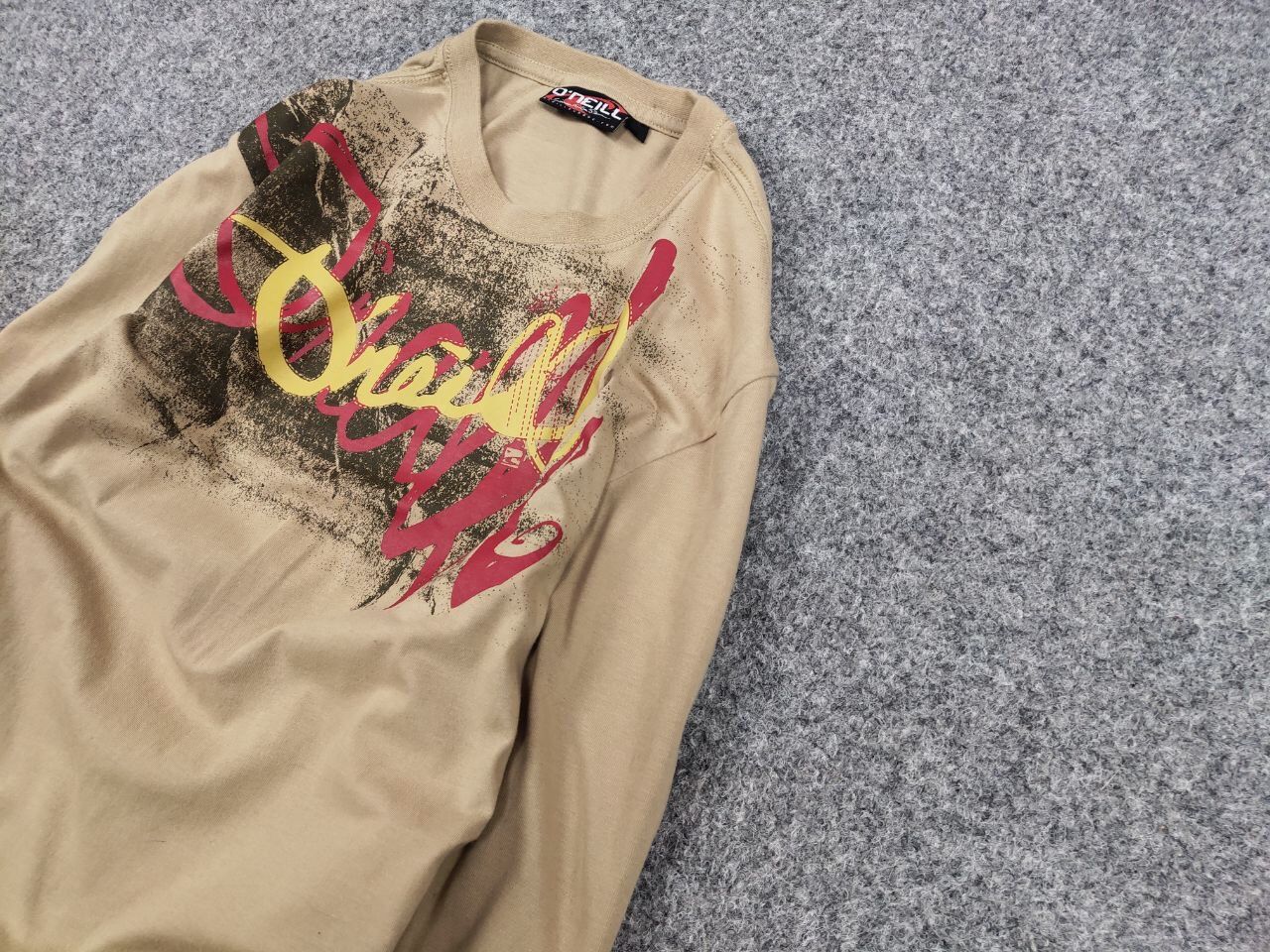 O'Neill Vintage 90's O'neill Logo Beige Light Long Sleeve Sweatshirt Size US M / EU 48-50 / 2 - 4 Thumbnail