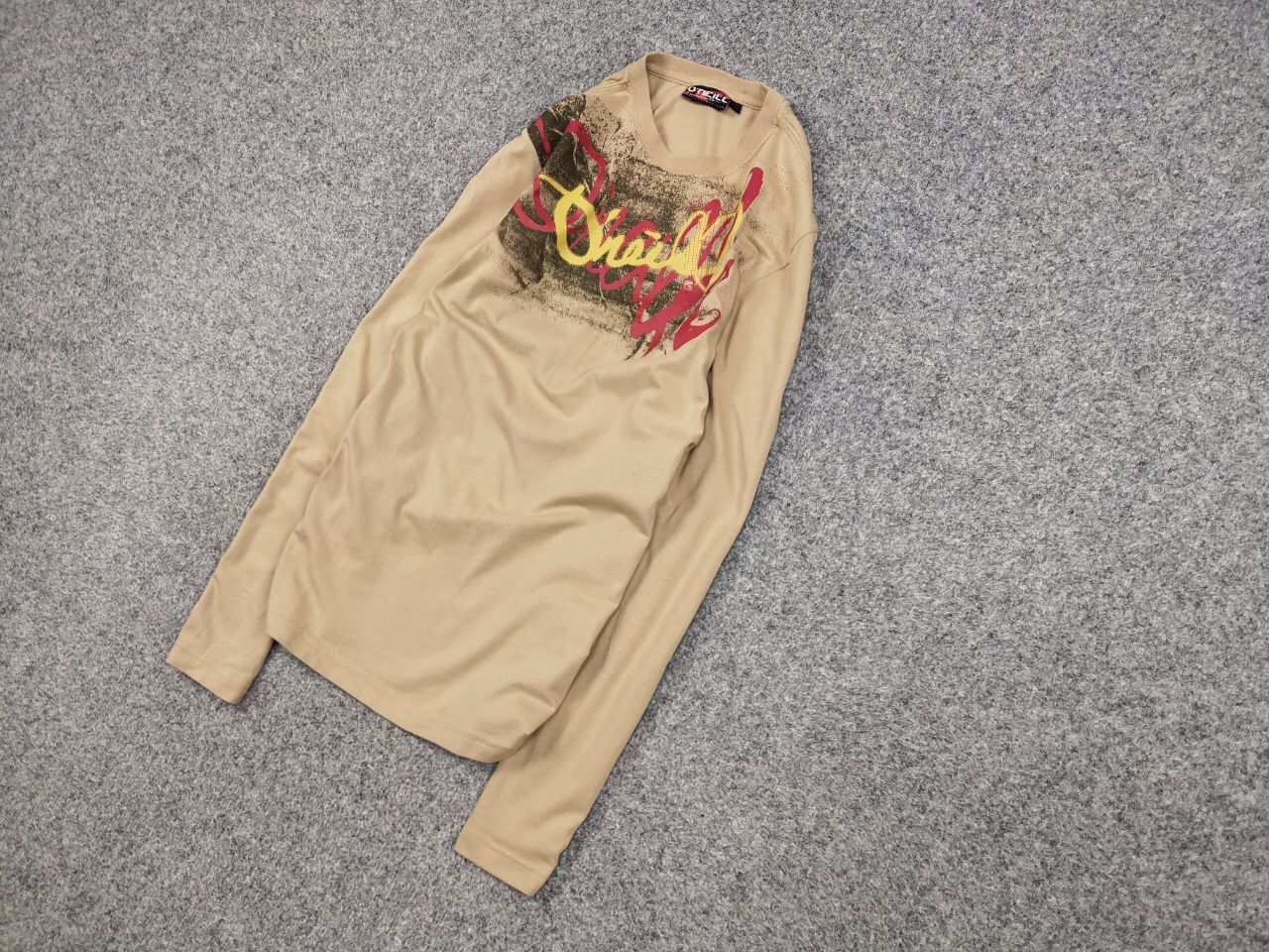 O'Neill Vintage 90's O'neill Logo Beige Light Long Sleeve Sweatshirt Size US M / EU 48-50 / 2 - 3 Thumbnail