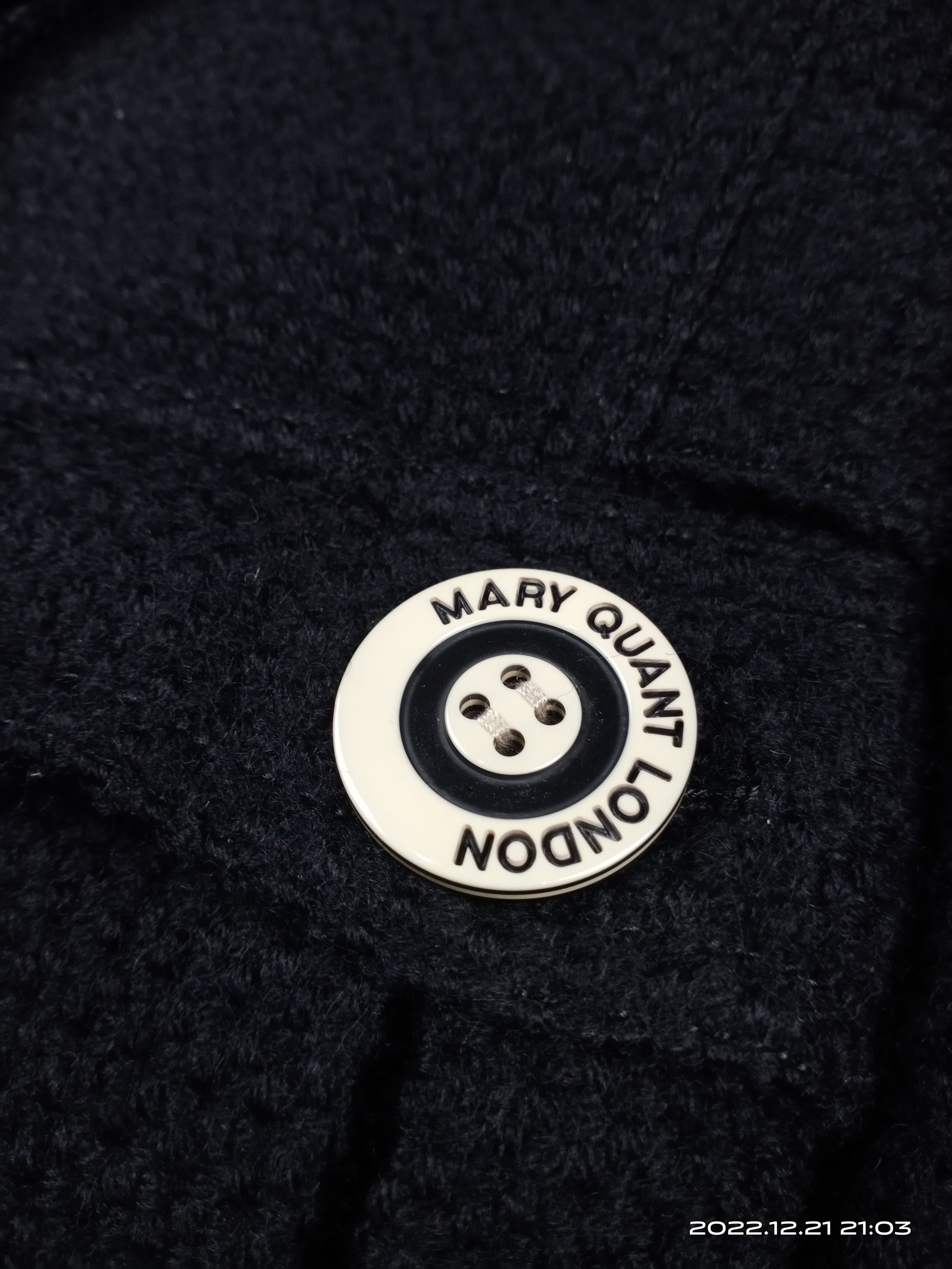 Japanese Brand 💥RARE💥Mary Quant London Wool Long Coat Jacket Size M / US 6-8 / IT 42-44 - 7 Thumbnail